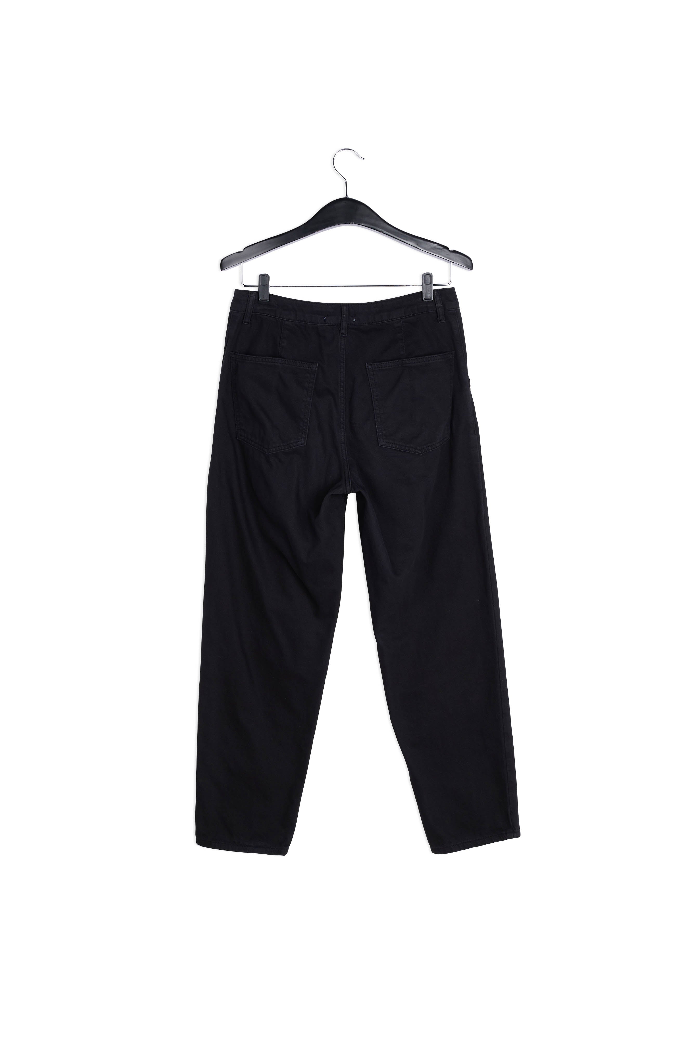 Black high-rise jeans RE—SSENTIEL | Essentiel second hand