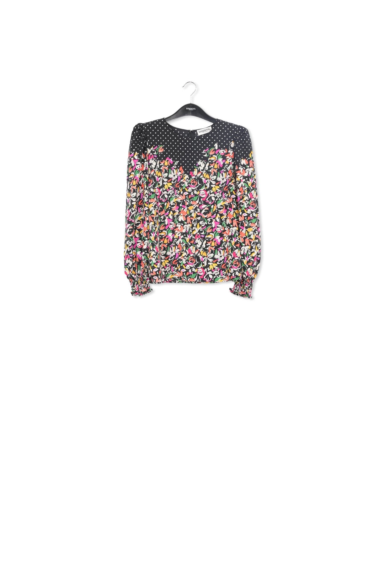 Top à  imprimés fleurs et pois RE—SSENTIEL | Essentiel second hand