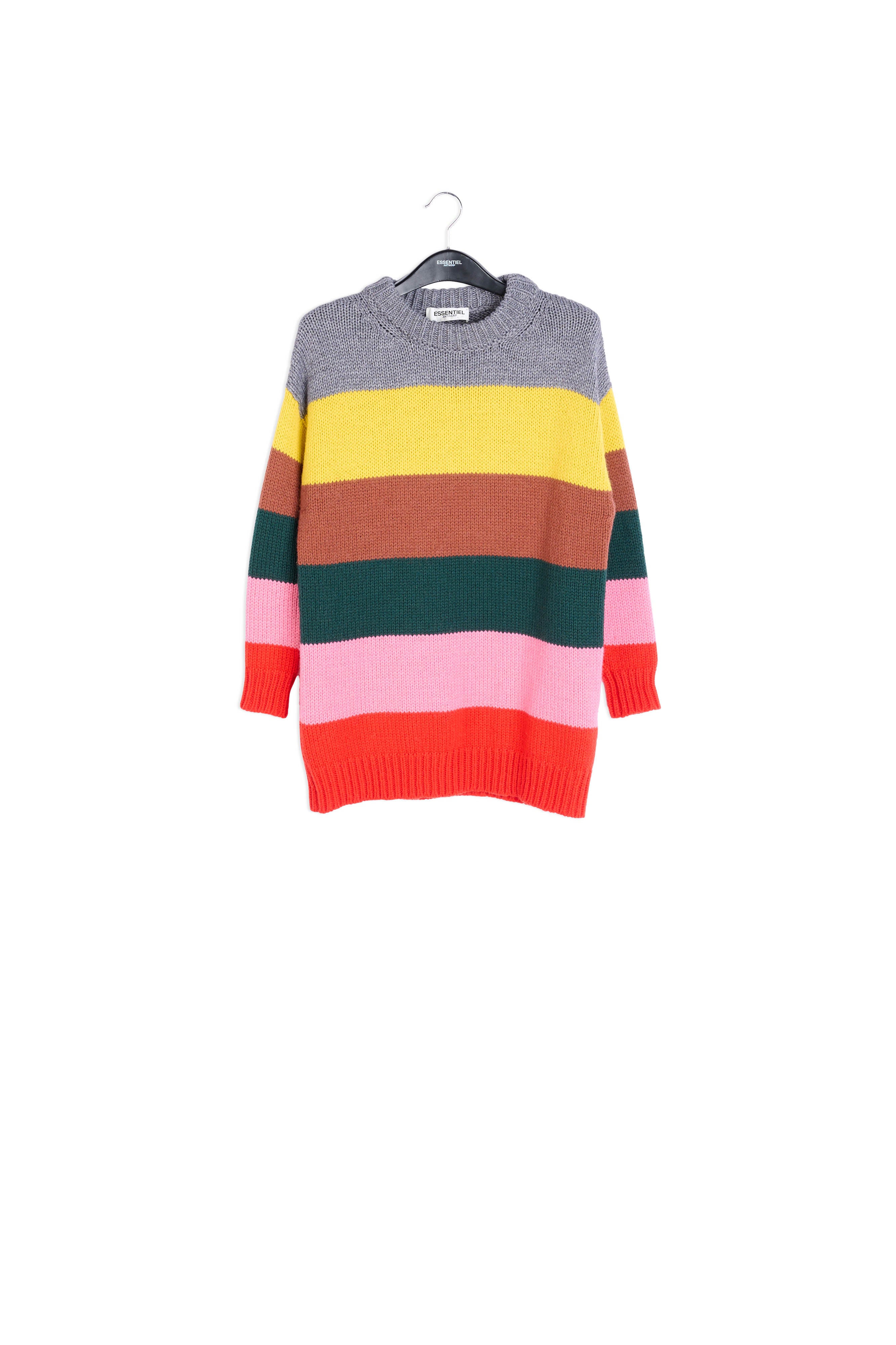 Multicolored striped knit RE—SSENTIEL | Essentiel second hand