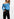 Blue off-the-shoulder knit sweater Faume - seconde main