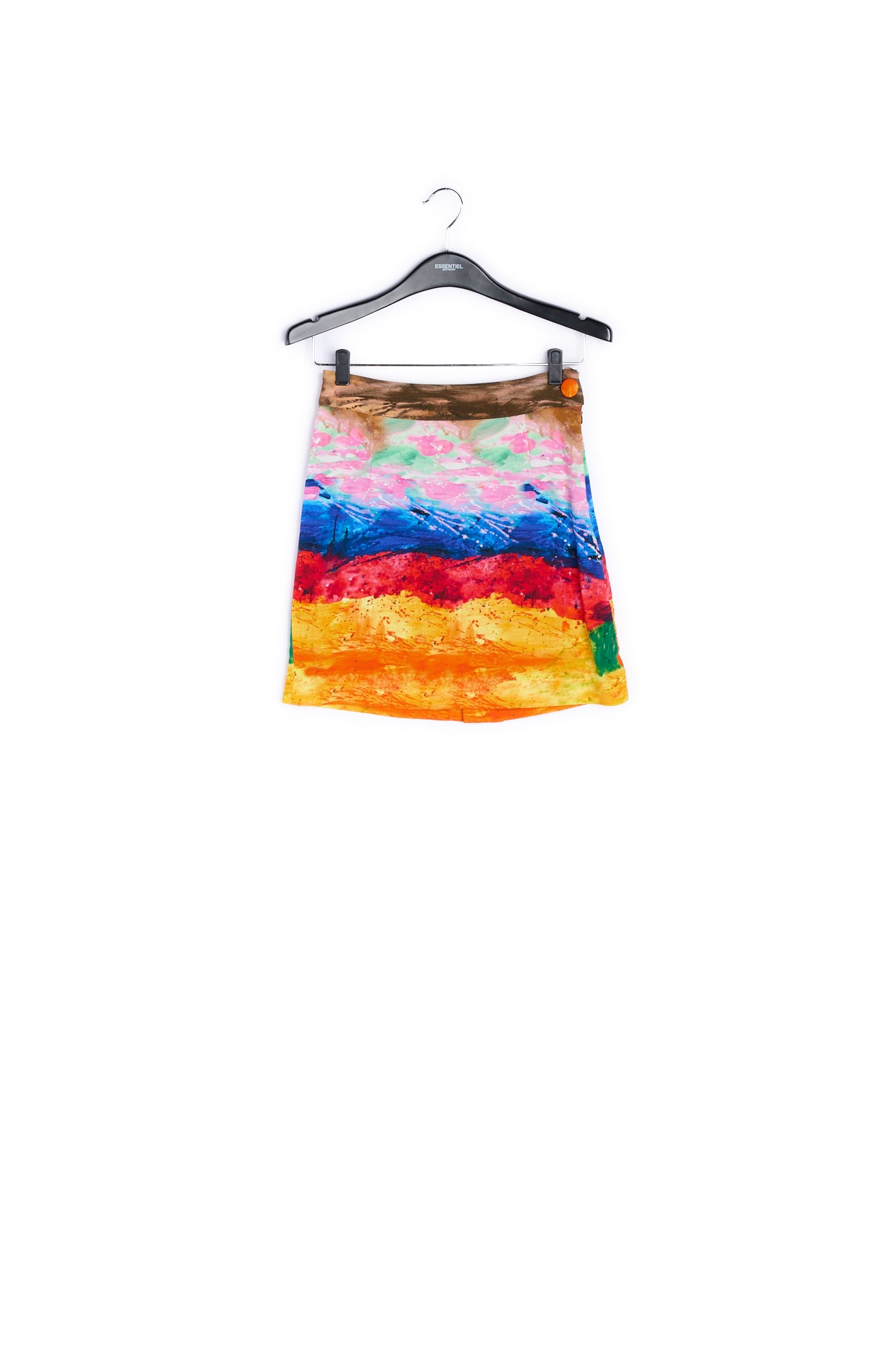Mini jupe à ligne a avec traits de pinceaux RE—SSENTIEL | Essentiel second hand