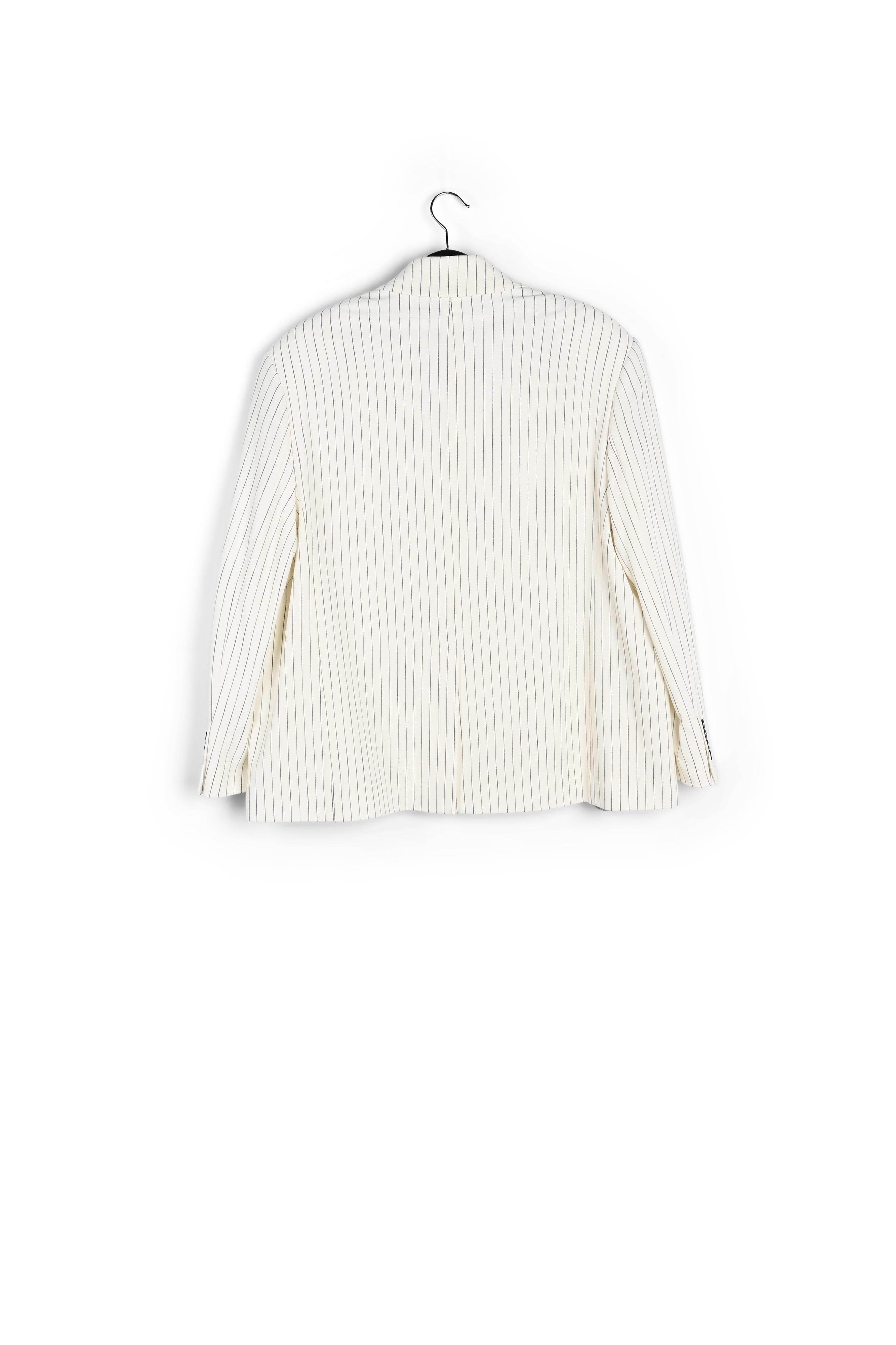 Veste oversize blanc cassé aux rayures fines RE—SSENTIEL | Essentiel second hand