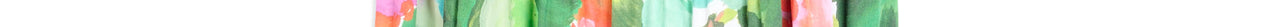 Groene, rode en paarse mini-jurk met aquarelprint Faume - seconde main