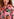 Pink floral and polka dot silk buttoned blouse Faume - seconde main