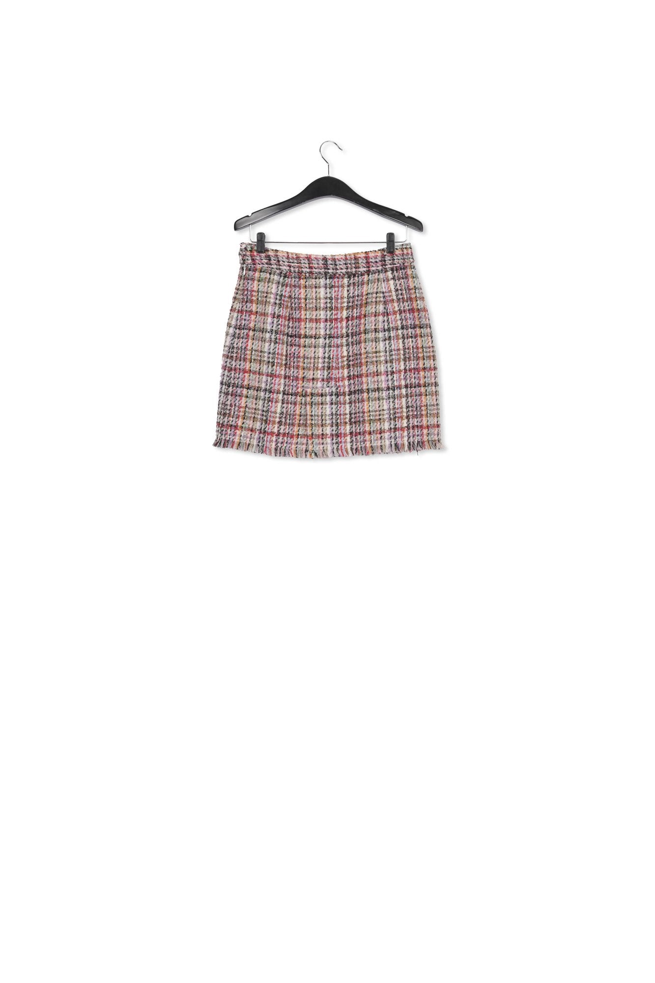 Multicolor tweed mini skirt RE—SSENTIEL | Essentiel second hand