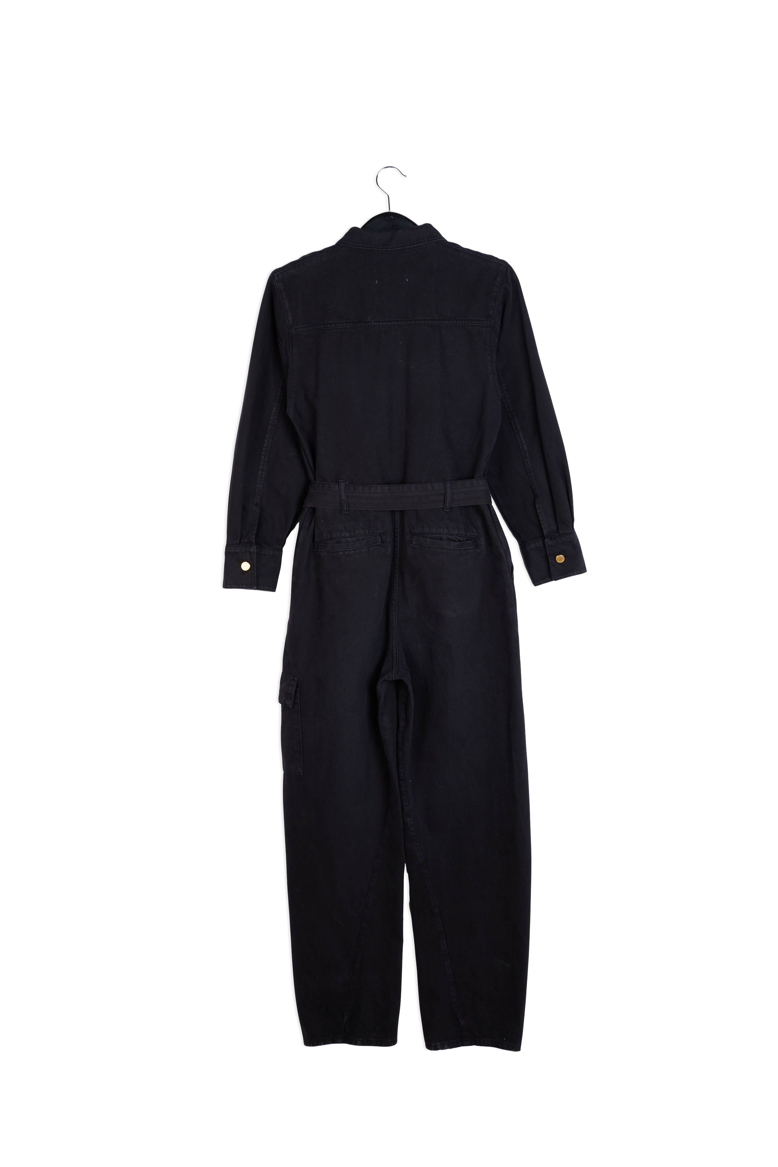 Black denim jumpsuit RE—SSENTIEL | Essentiel second hand