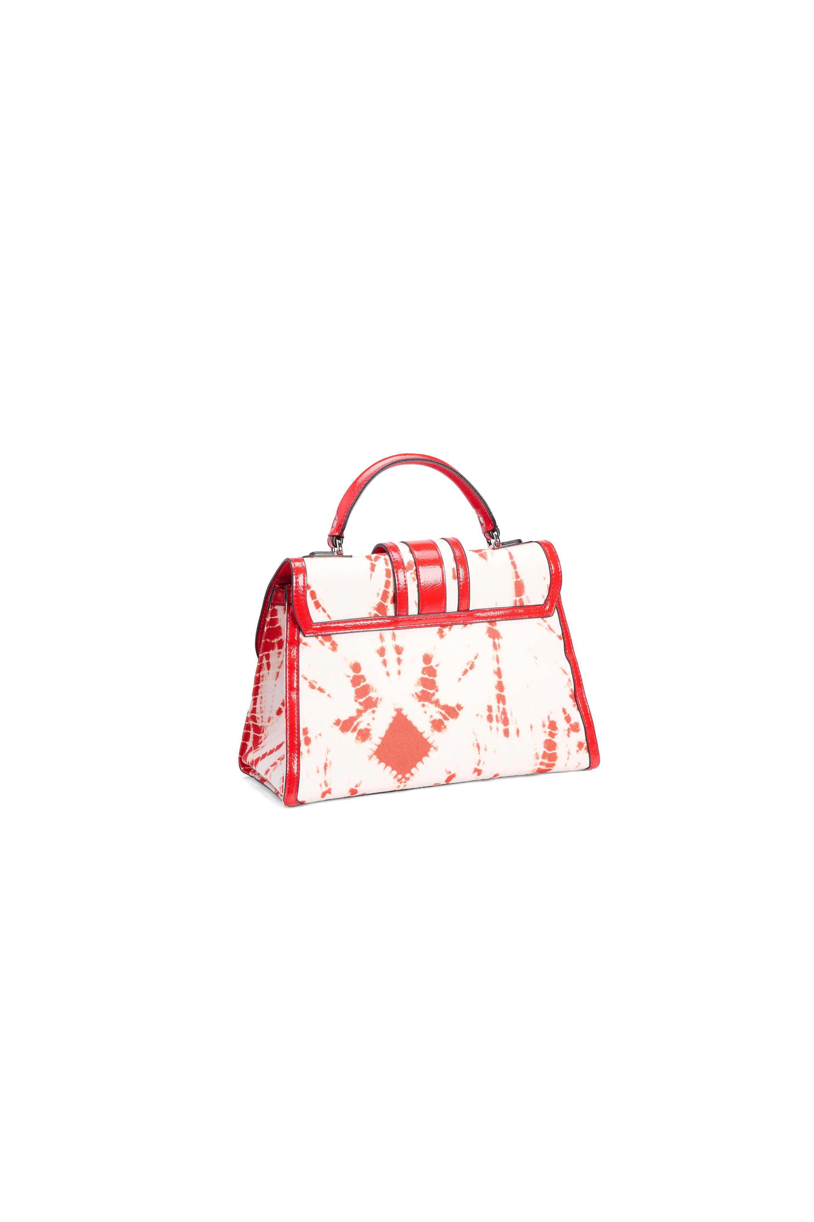 Red and white tie-dye tote bage RE—SSENTIEL | Essentiel second hand