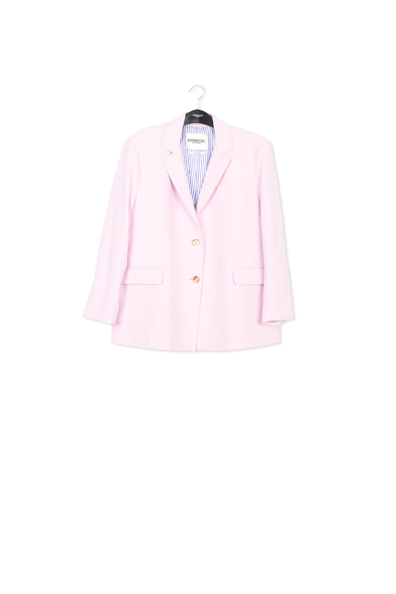 Blazer oversize en coton lilas RE—SSENTIEL | Essentiel second hand