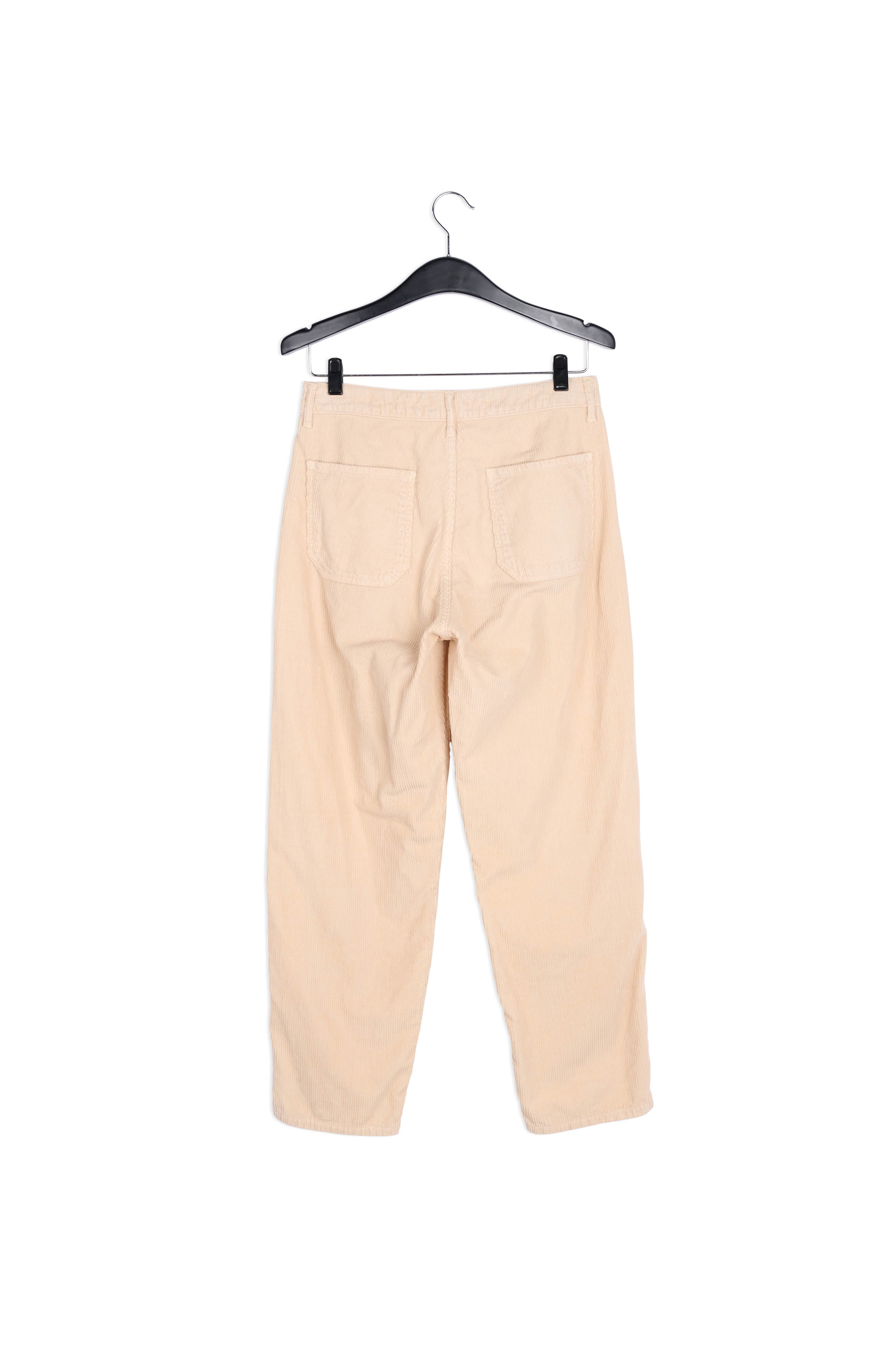 Pantalon en velours côtelé de coton beige RE—SSENTIEL | Essentiel second hand