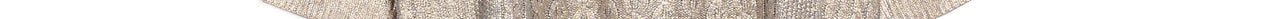 Gold metallic cable-knit sweater Faume - seconde main