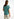 Blue linen V-neck T-shirt Faume - seconde main