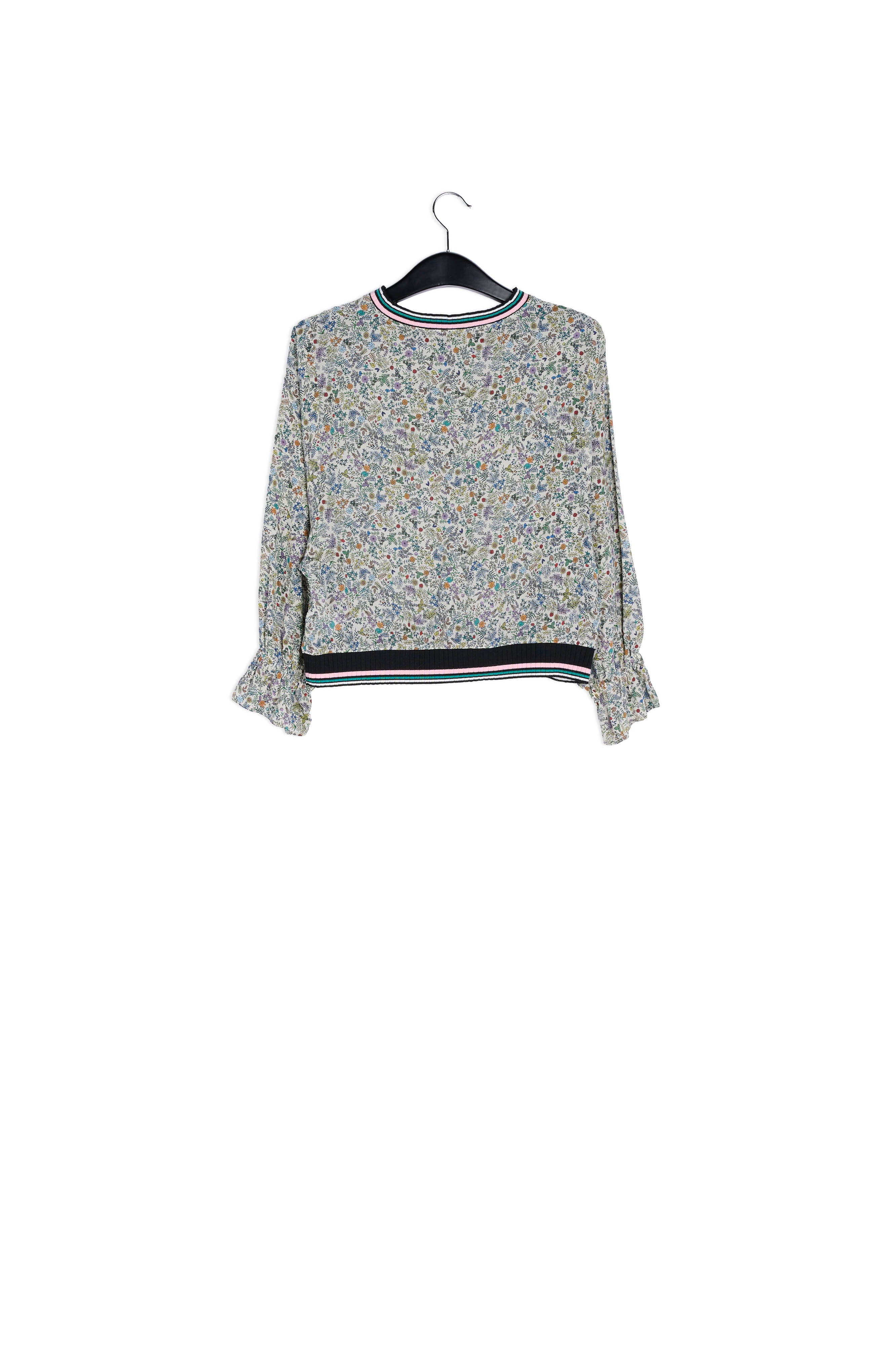 Top with frilled sleeves RE—SSENTIEL | Essentiel second hand