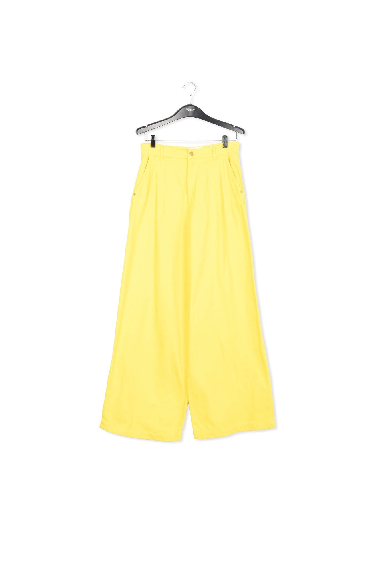 Yellow wide-leg jeans RE—SSENTIEL | Essentiel second hand