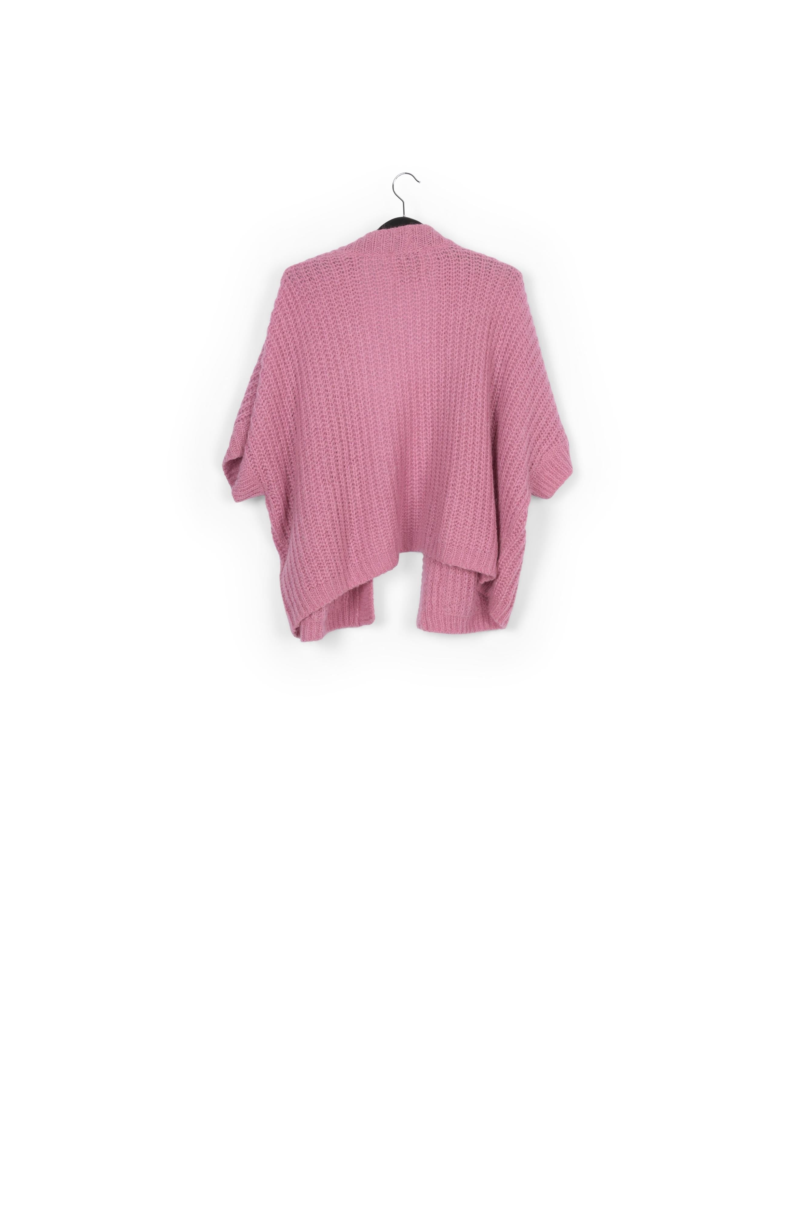 Pink mohair-blend cardigan RE—SSENTIEL | Essentiel second hand