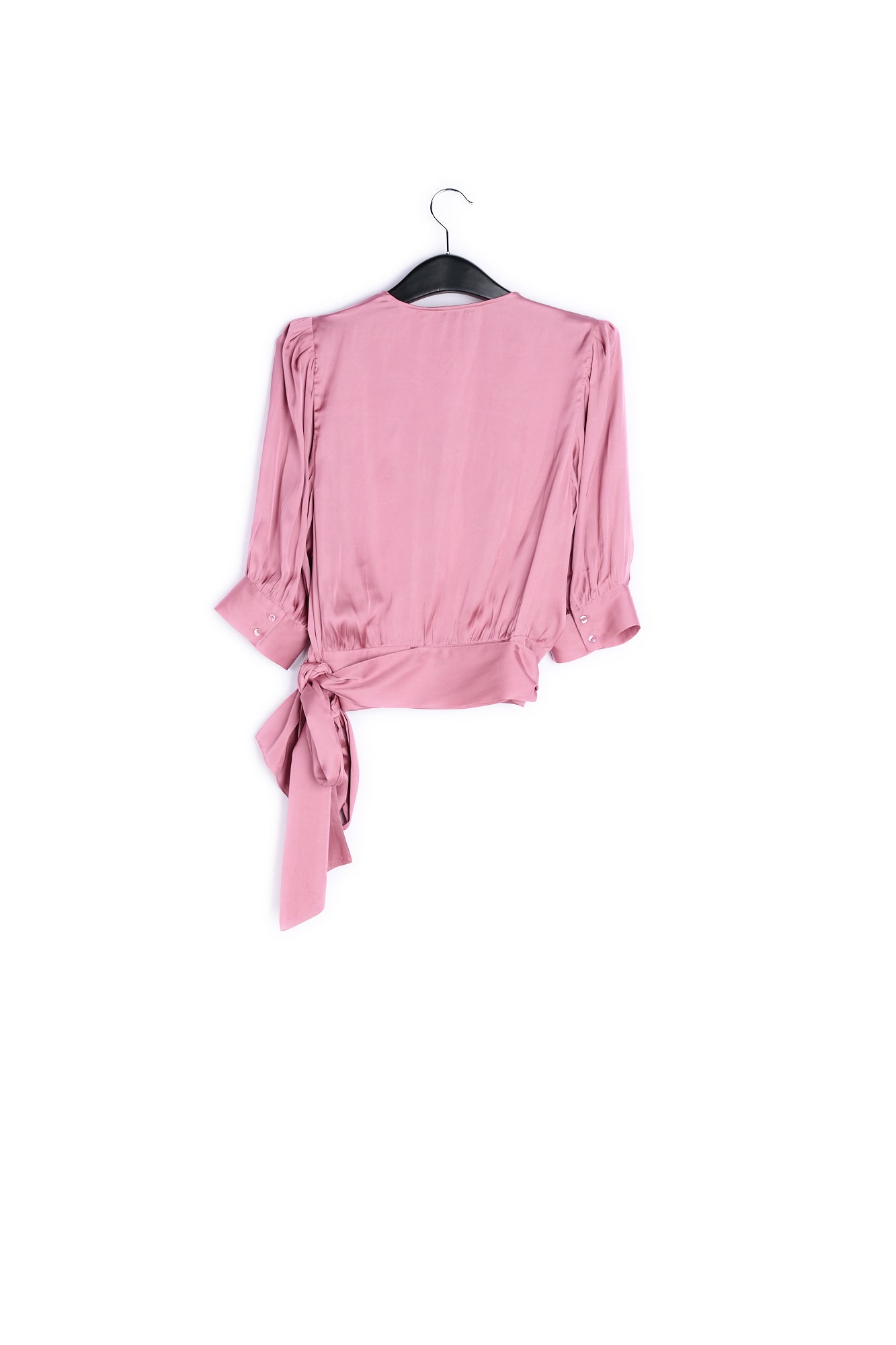Dusty pink wrap top RE—SSENTIEL | Essentiel second hand
