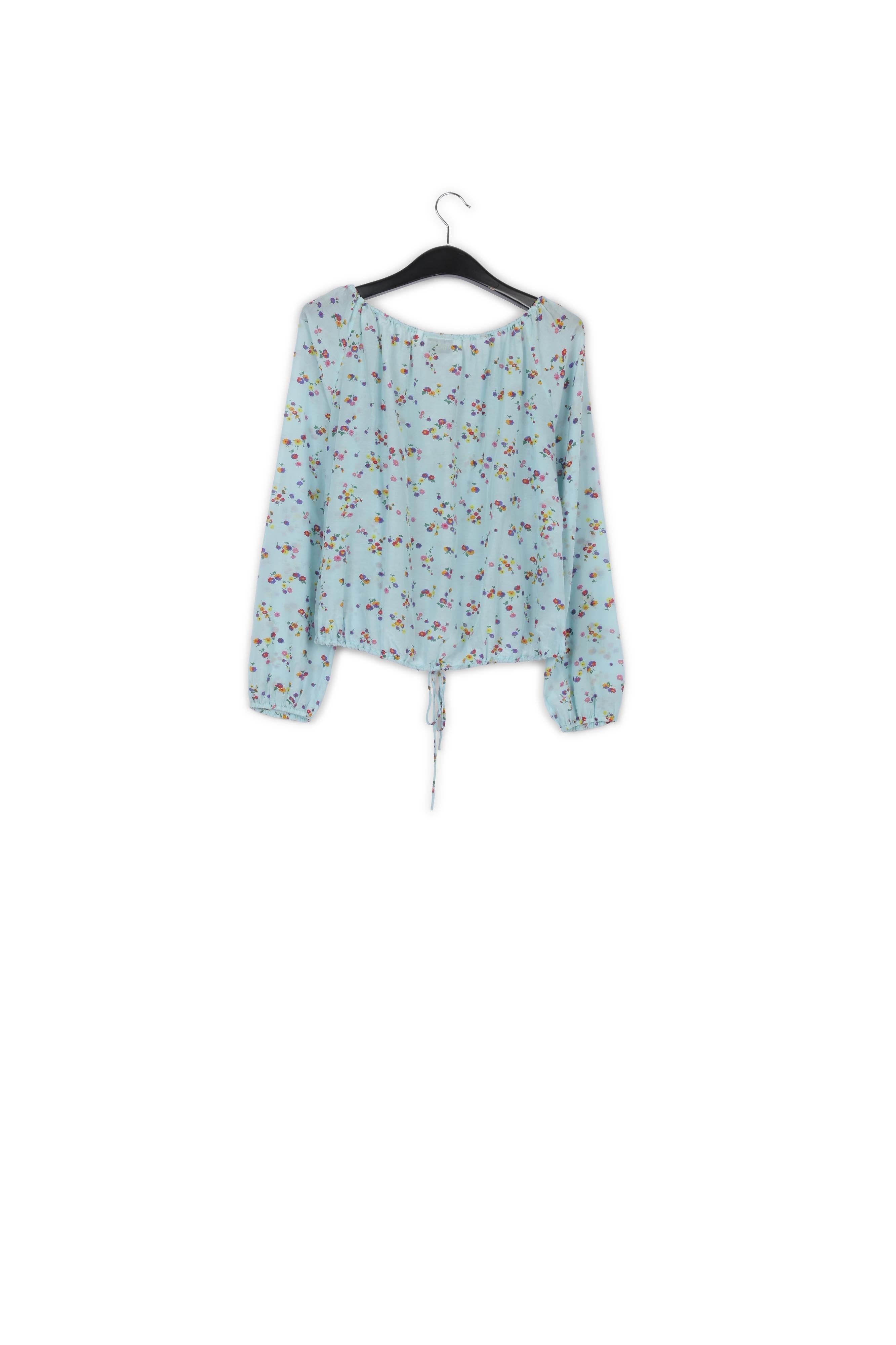 Light blue floral blouse RE—SSENTIEL | Essentiel second hand