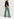 Green, fuchsia and blue sequined flared pants Faume - seconde main