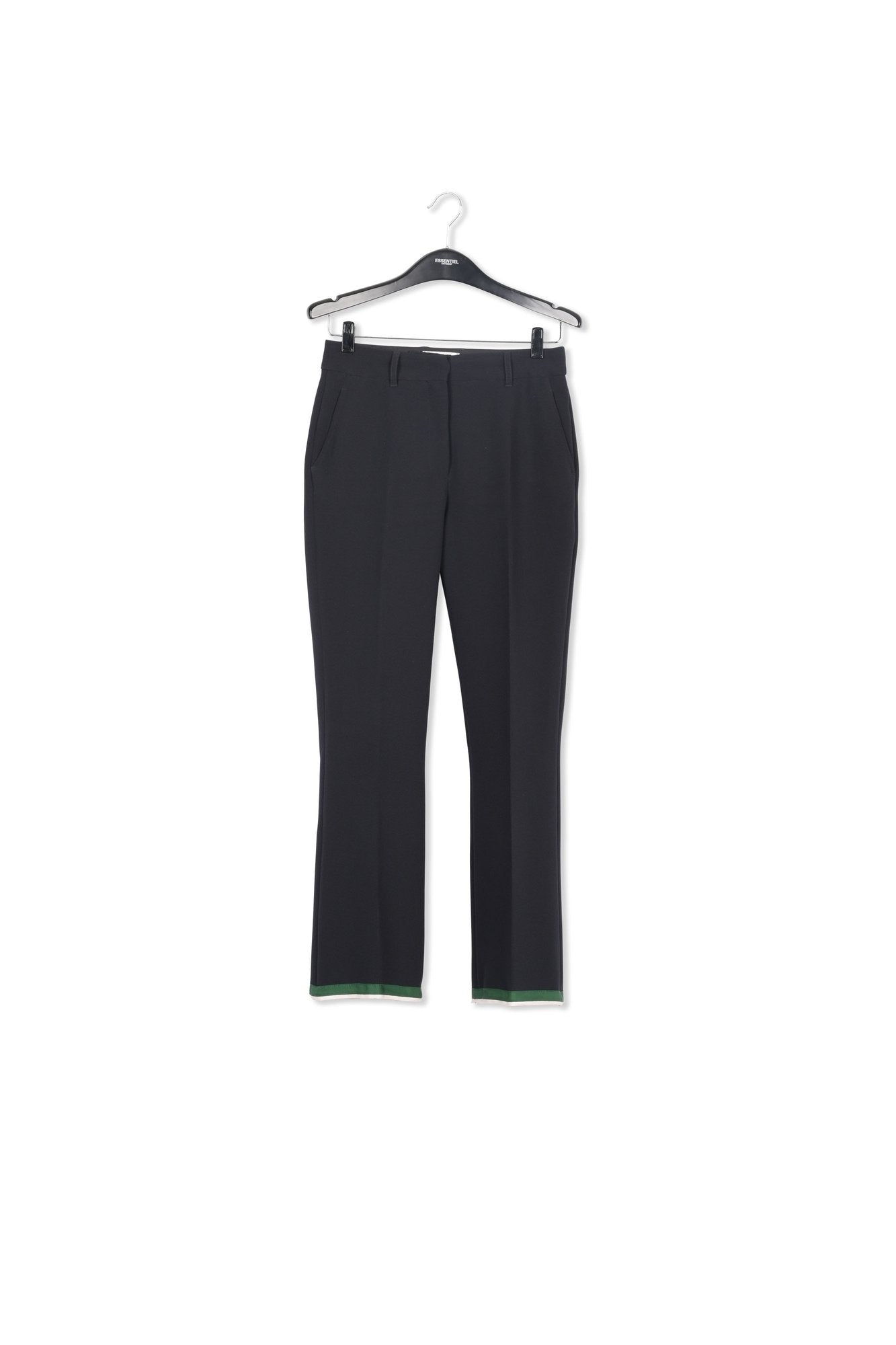 Black flared-fit pants RE—SSENTIEL | Essentiel second hand