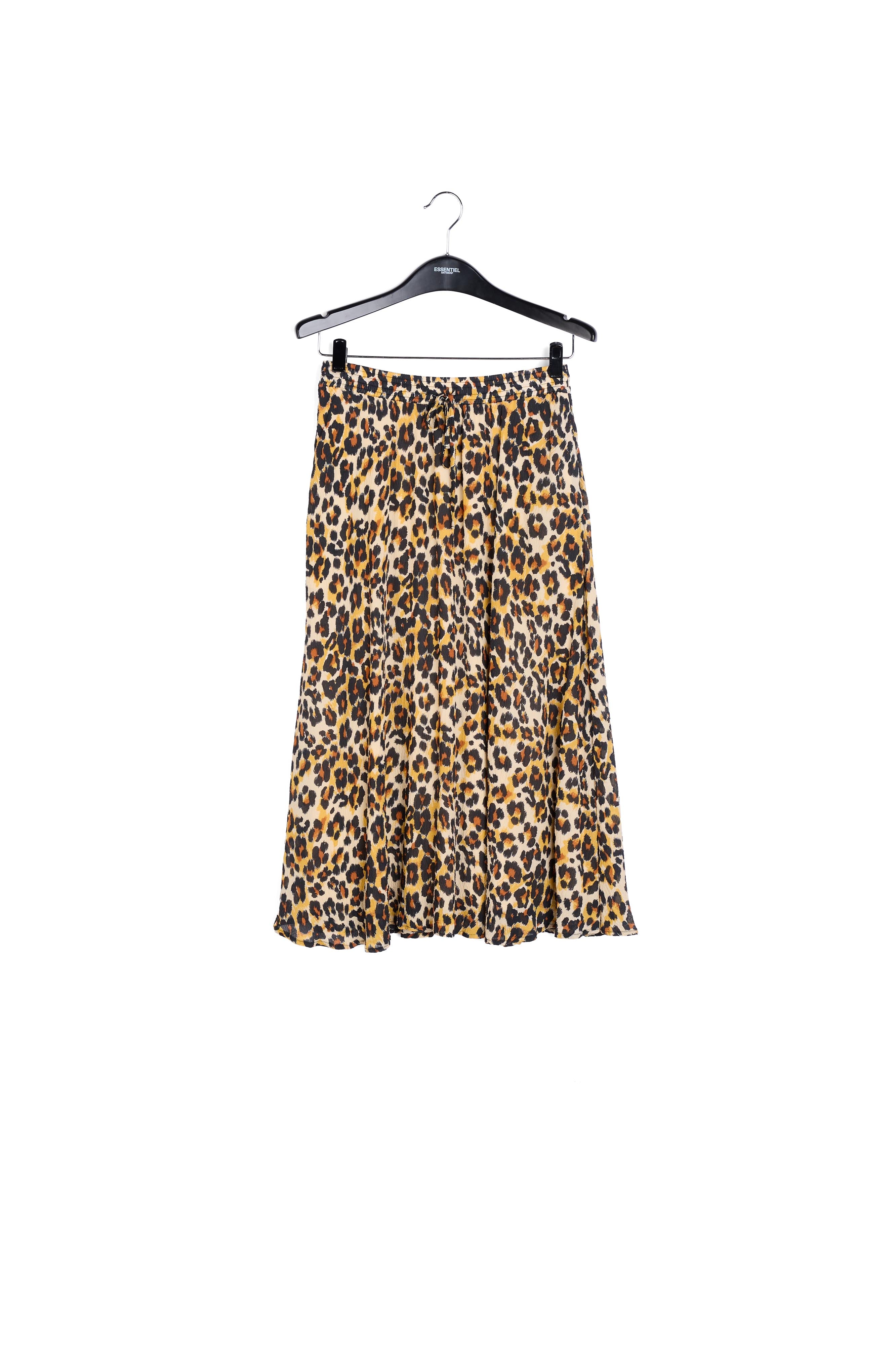 Jupe midi à imprimé léopard RE—SSENTIEL | Essentiel second hand