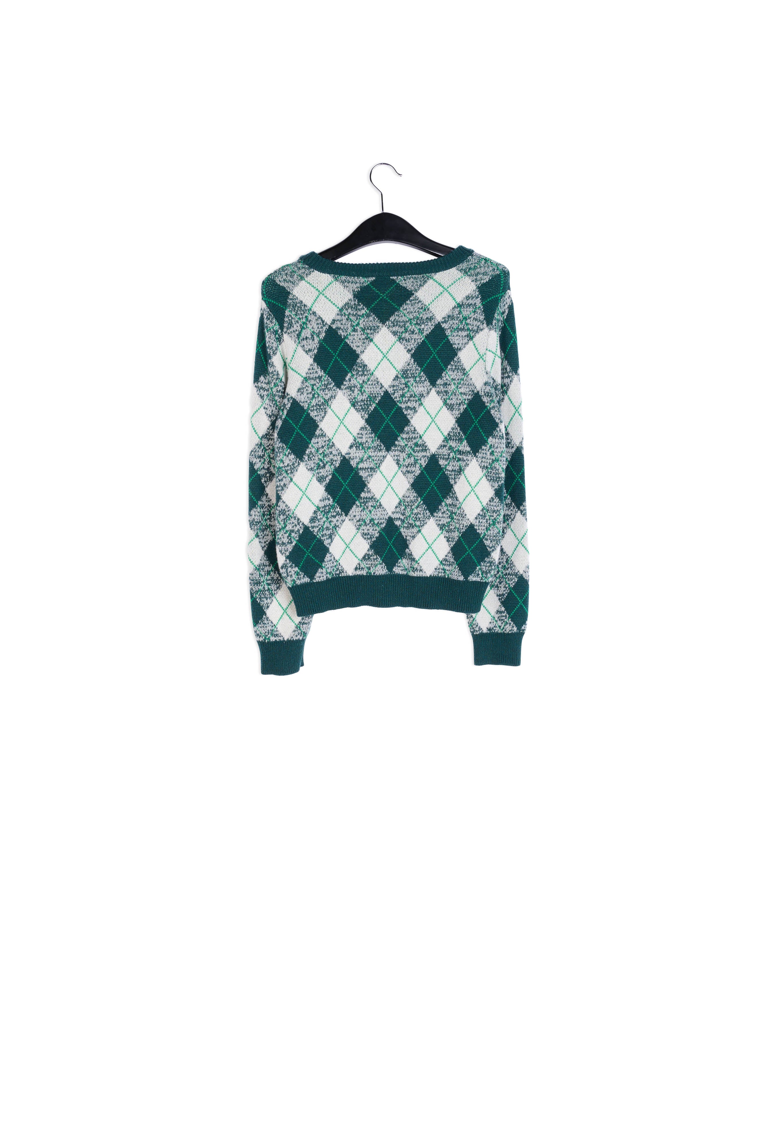 Diamond jacquard sweater RE—SSENTIEL | Essentiel second hand