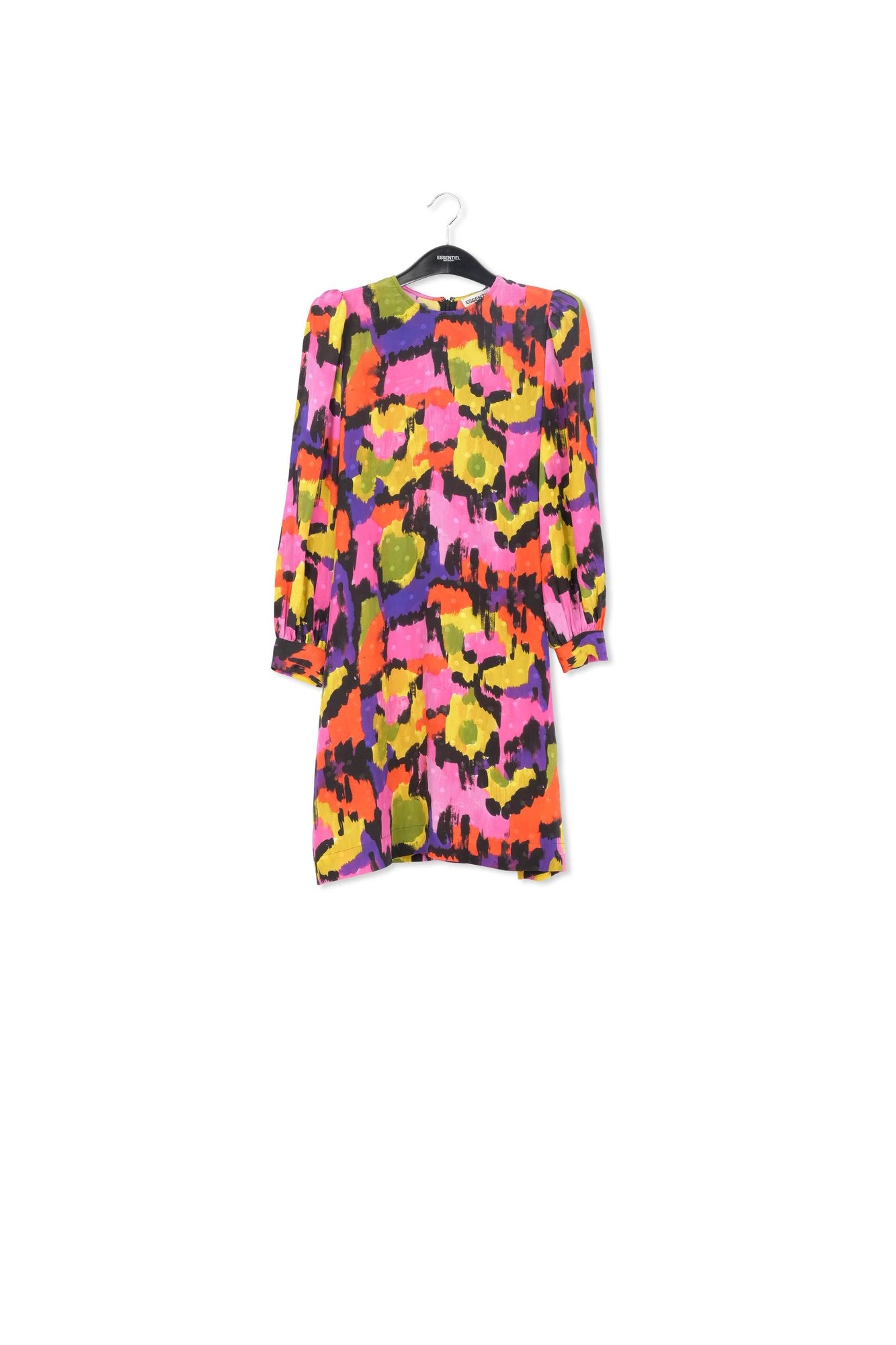 Colorful silk jacquard mini dress RE—SSENTIEL | Essentiel second hand
