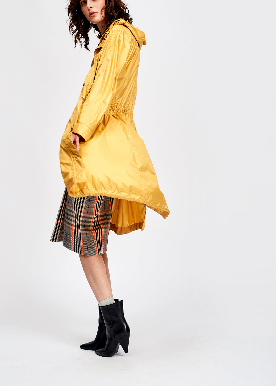 Floral print spring rain jacket RE—SSENTIEL | Essentiel second hand