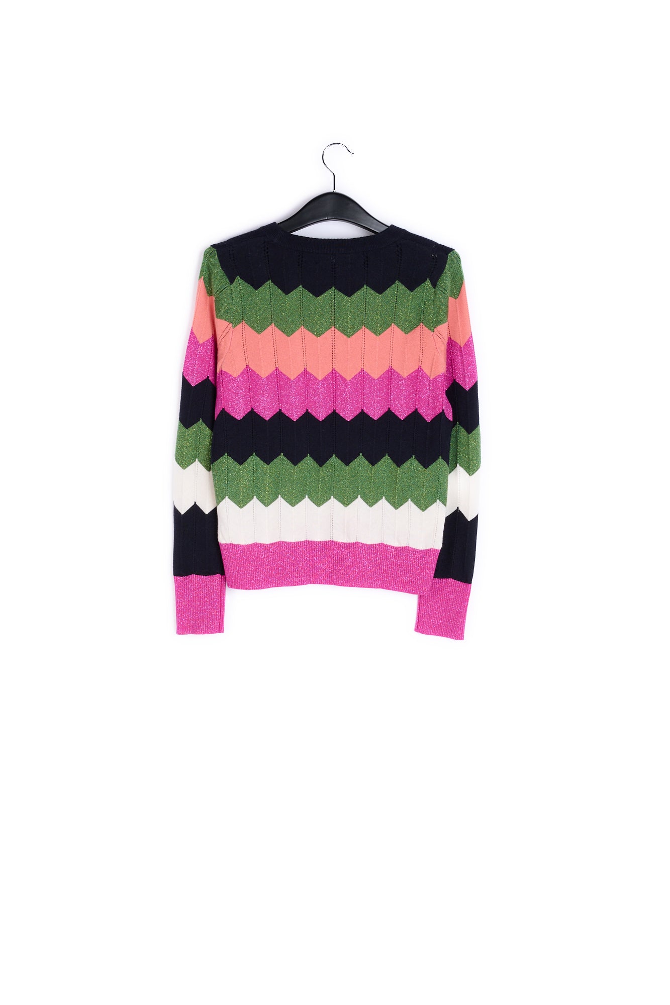 Multicolored striped knitted sweater RE—SSENTIEL | Essentiel second hand