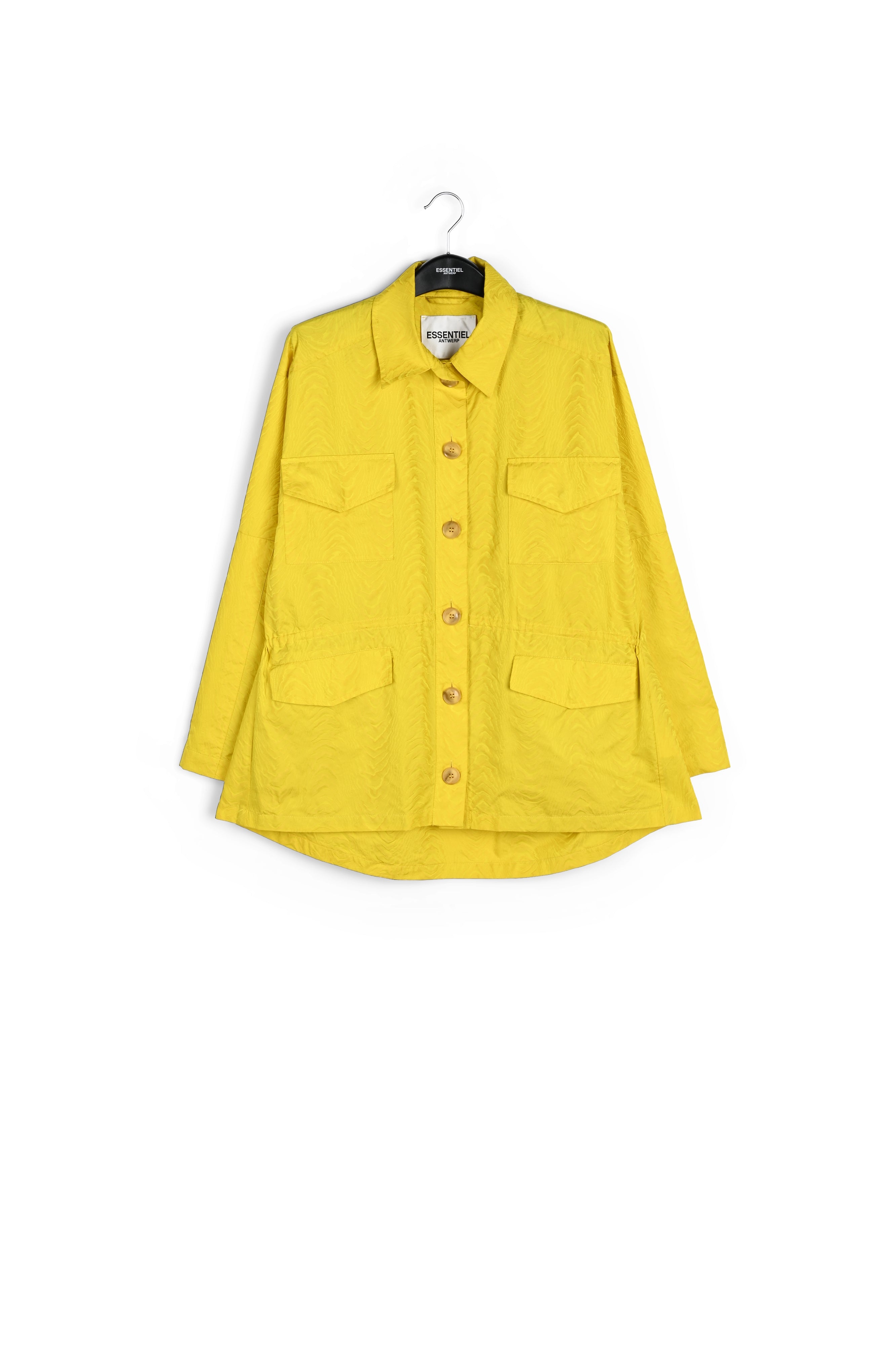 Yellow jacquard jacket RE—SSENTIEL | Essentiel second hand