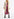 Fuchsia, black and white abstract print midi dress Faume - seconde main