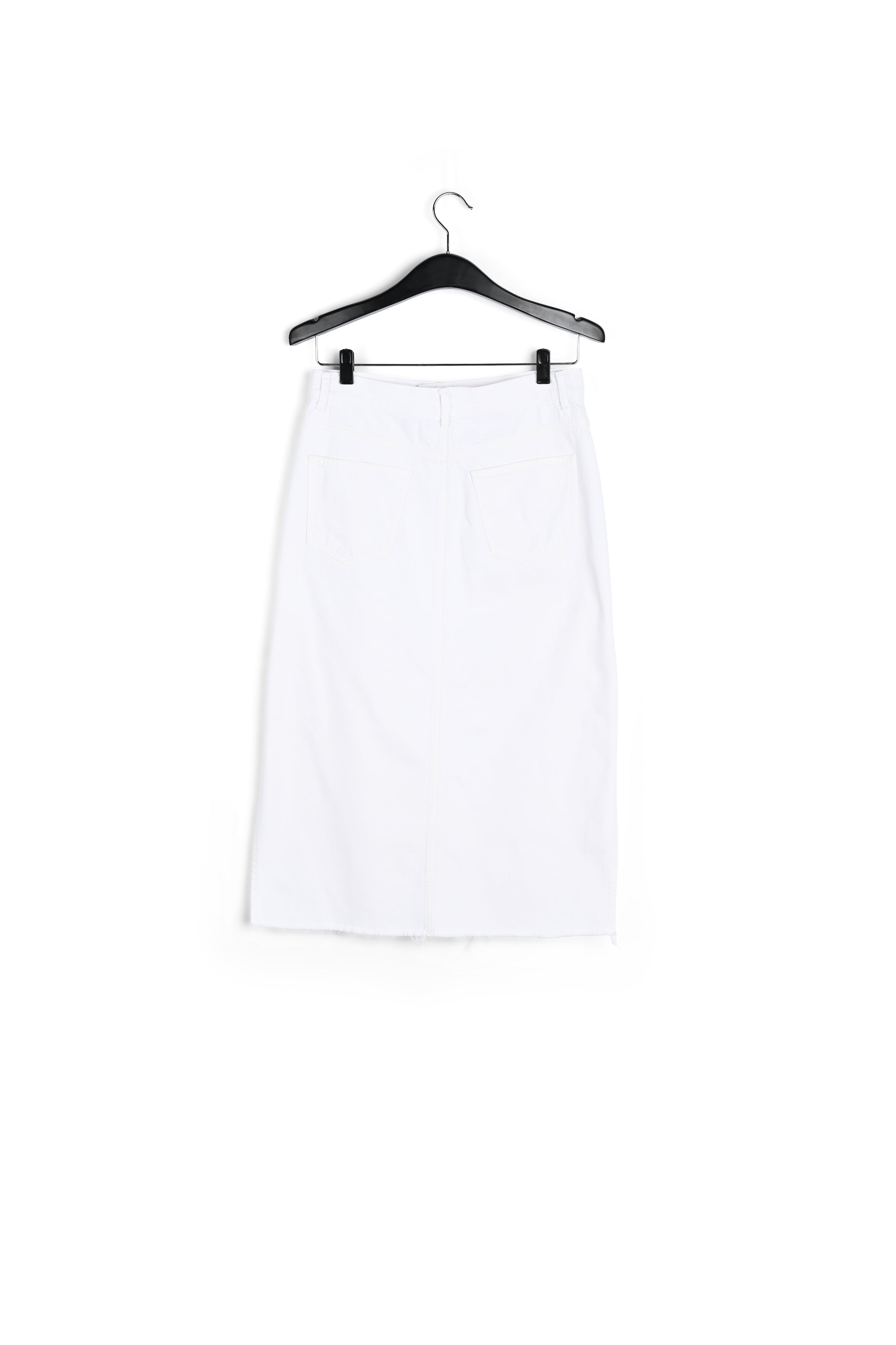 Jupe fourreau en jean blanc cassé RE—SSENTIEL | Essentiel second hand