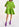 Groene mini-jurk van jacquard Faume - seconde main