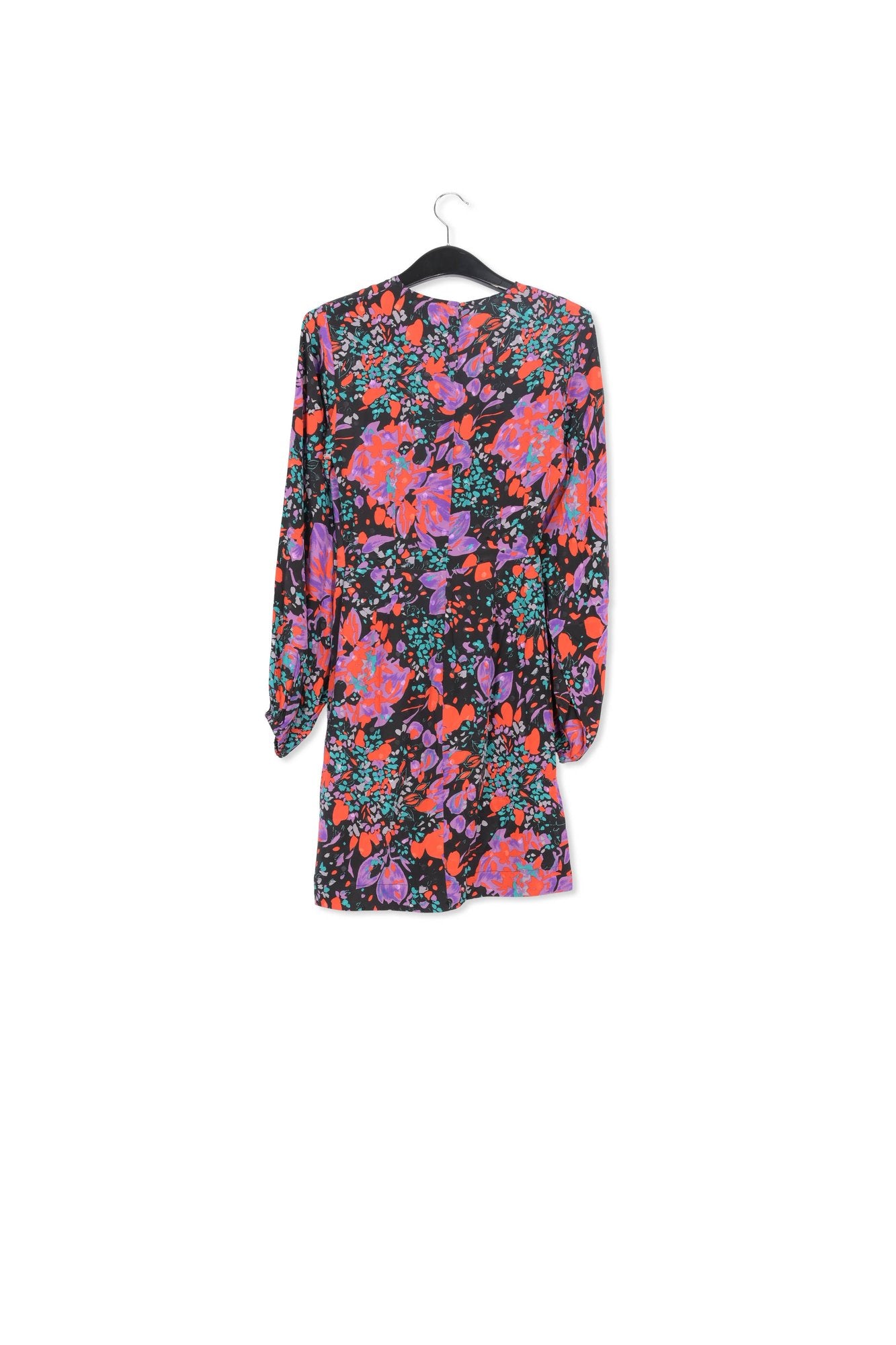 Mini-robe noire en jacquard de soie RE—SSENTIEL | Essentiel second hand