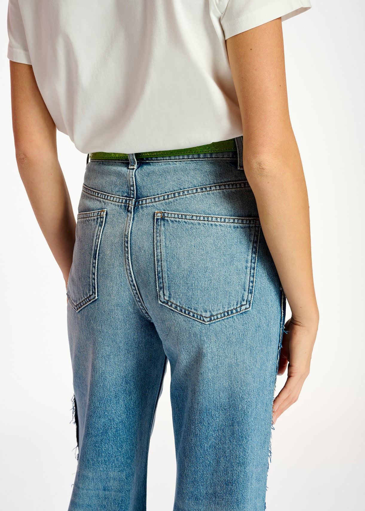 Jean bleu aux jambes larges RE—SSENTIEL | Essentiel second hand