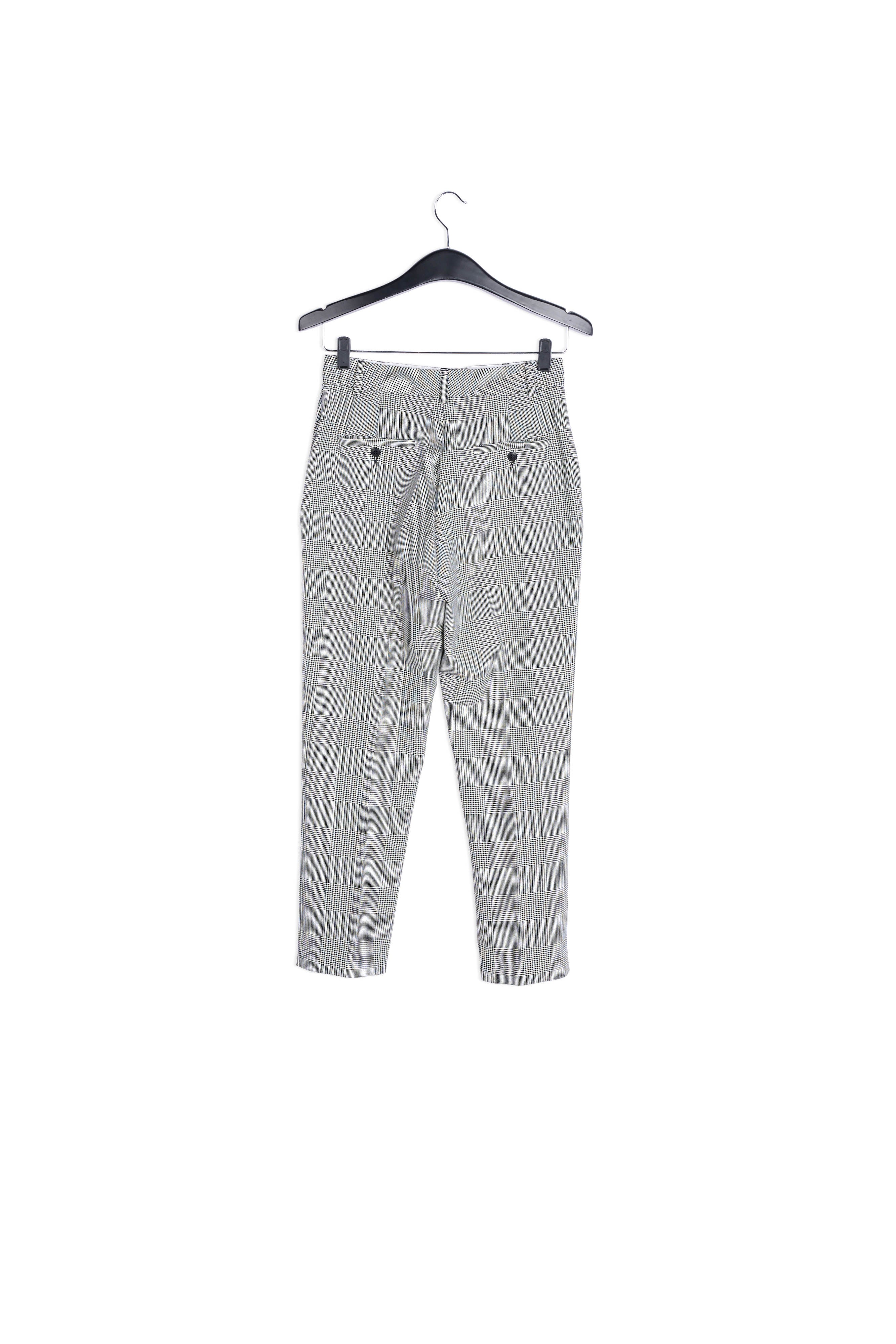 Black and white checked pants RE—SSENTIEL | Essentiel second hand