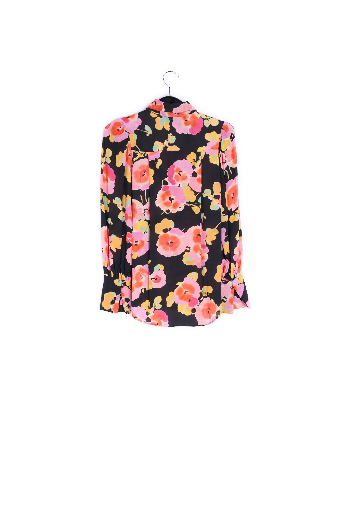 Black floral-print shirt RE—SSENTIEL | Essentiel second hand