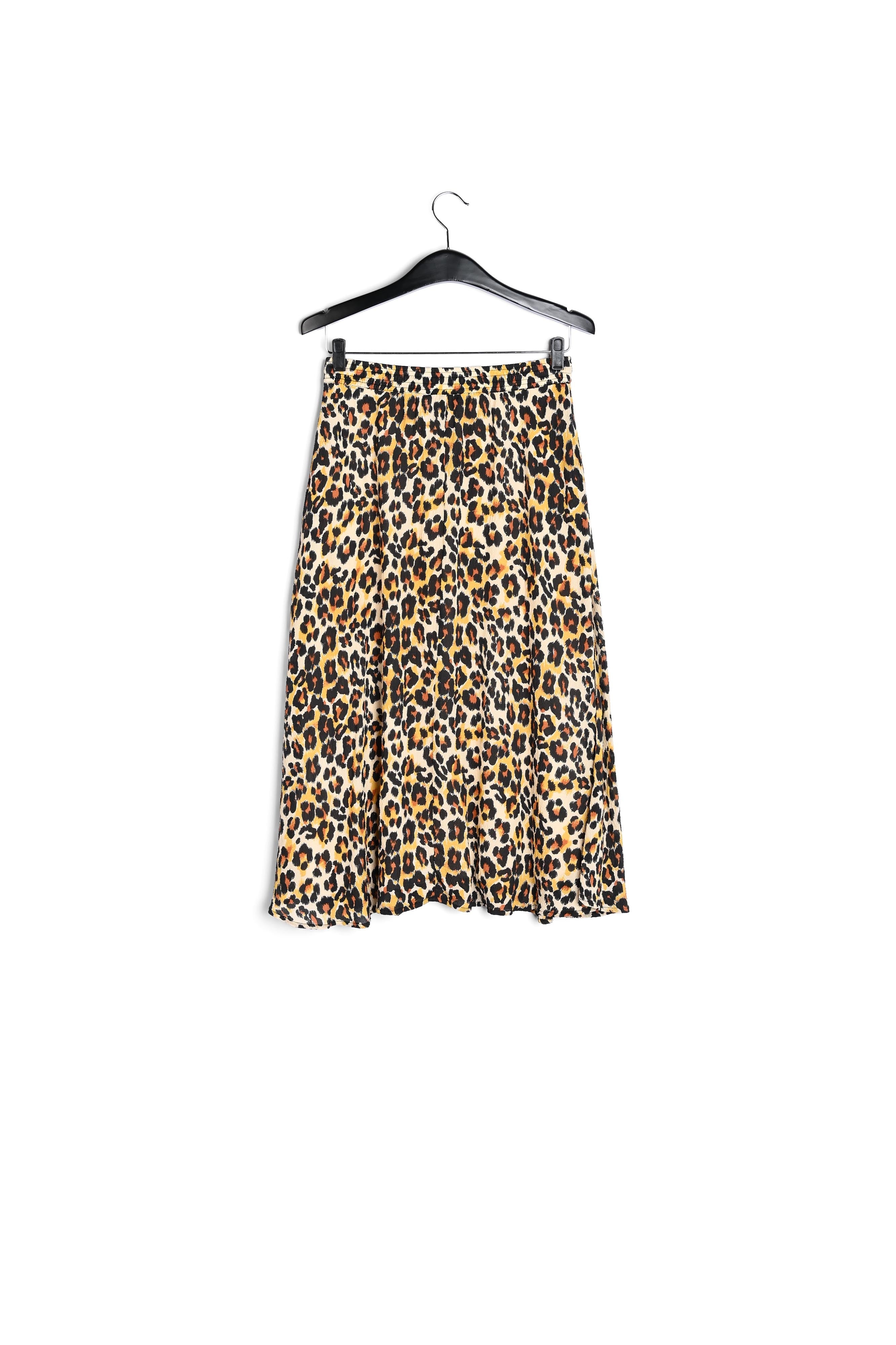 Jupe midi à imprimé léopard RE—SSENTIEL | Essentiel second hand