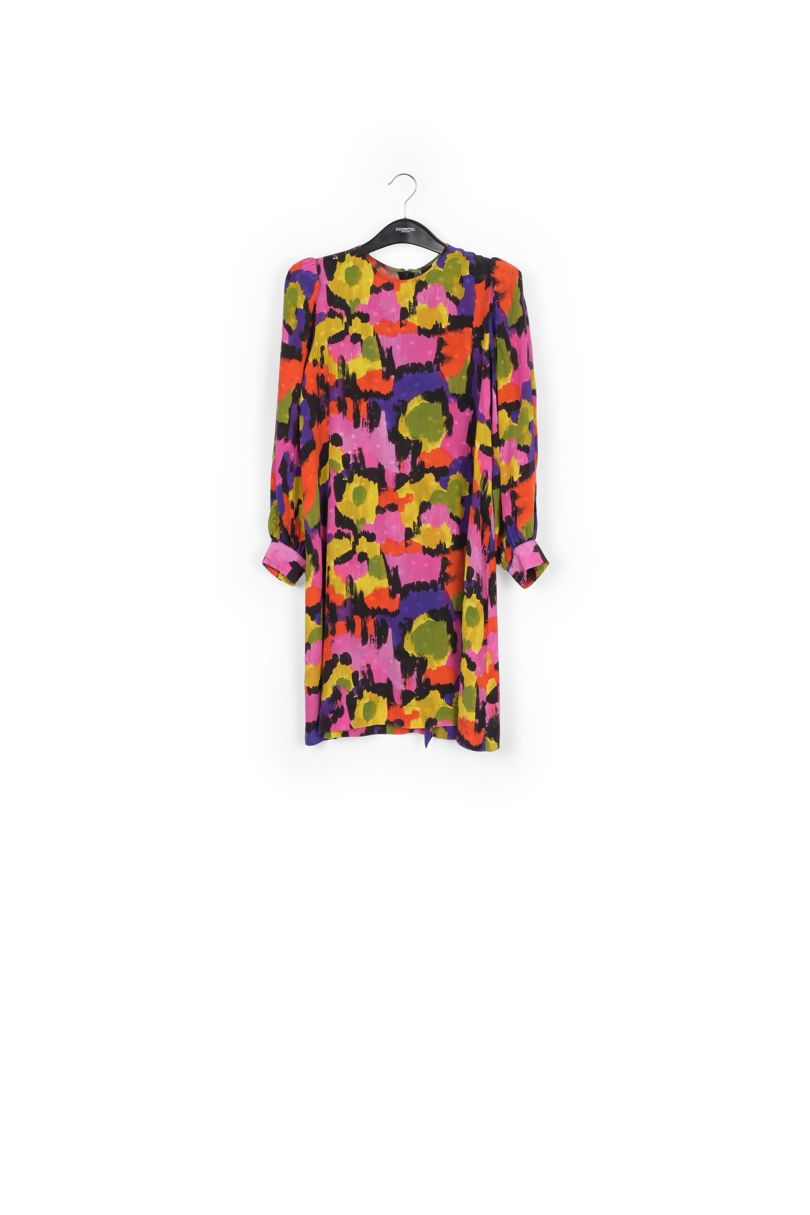 Mini robe en jacquard de soie multicolore RE—SSENTIEL | Essentiel second hand