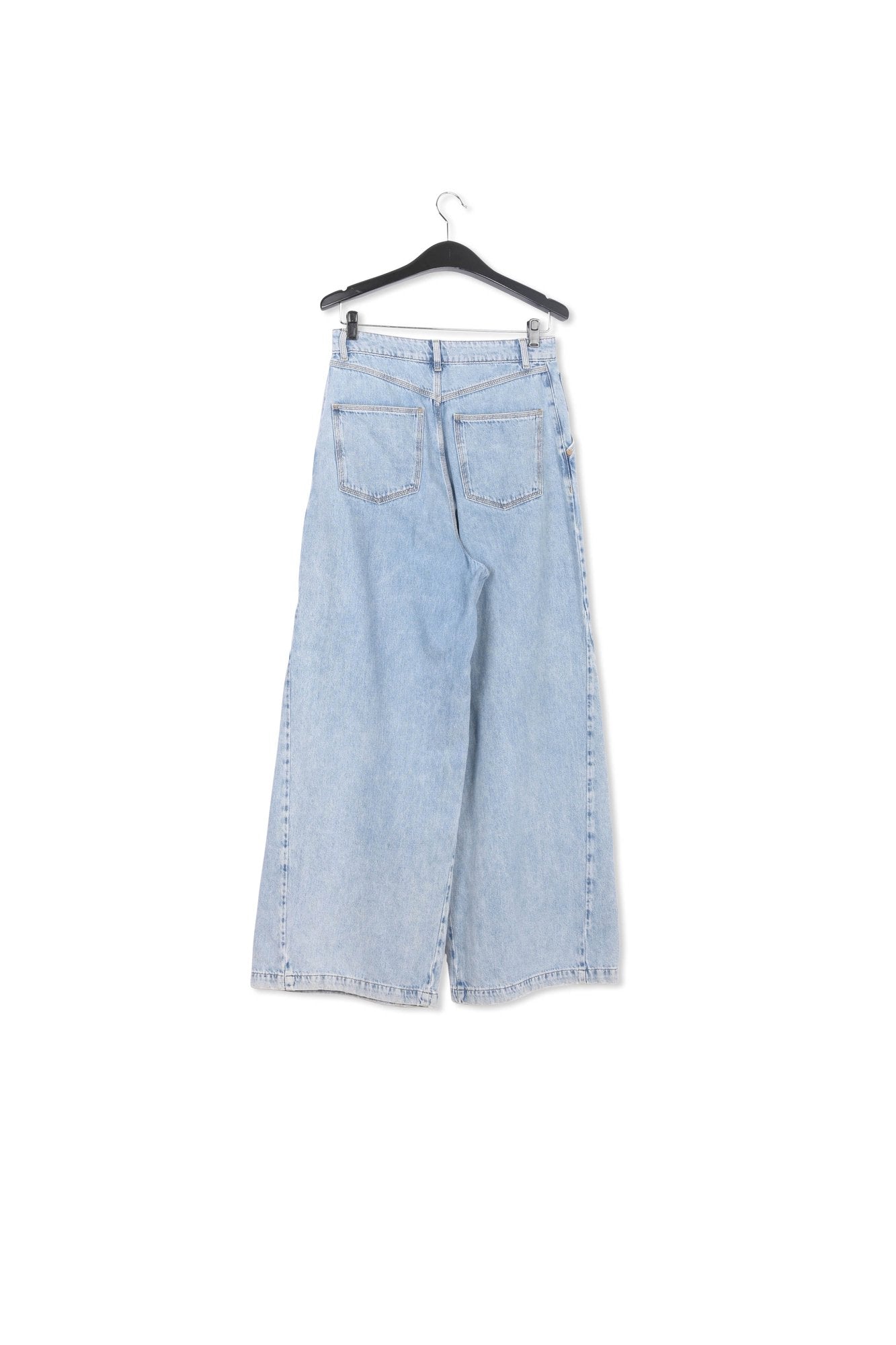 Wide-leg blue jeans RE—SSENTIEL | Essentiel second hand