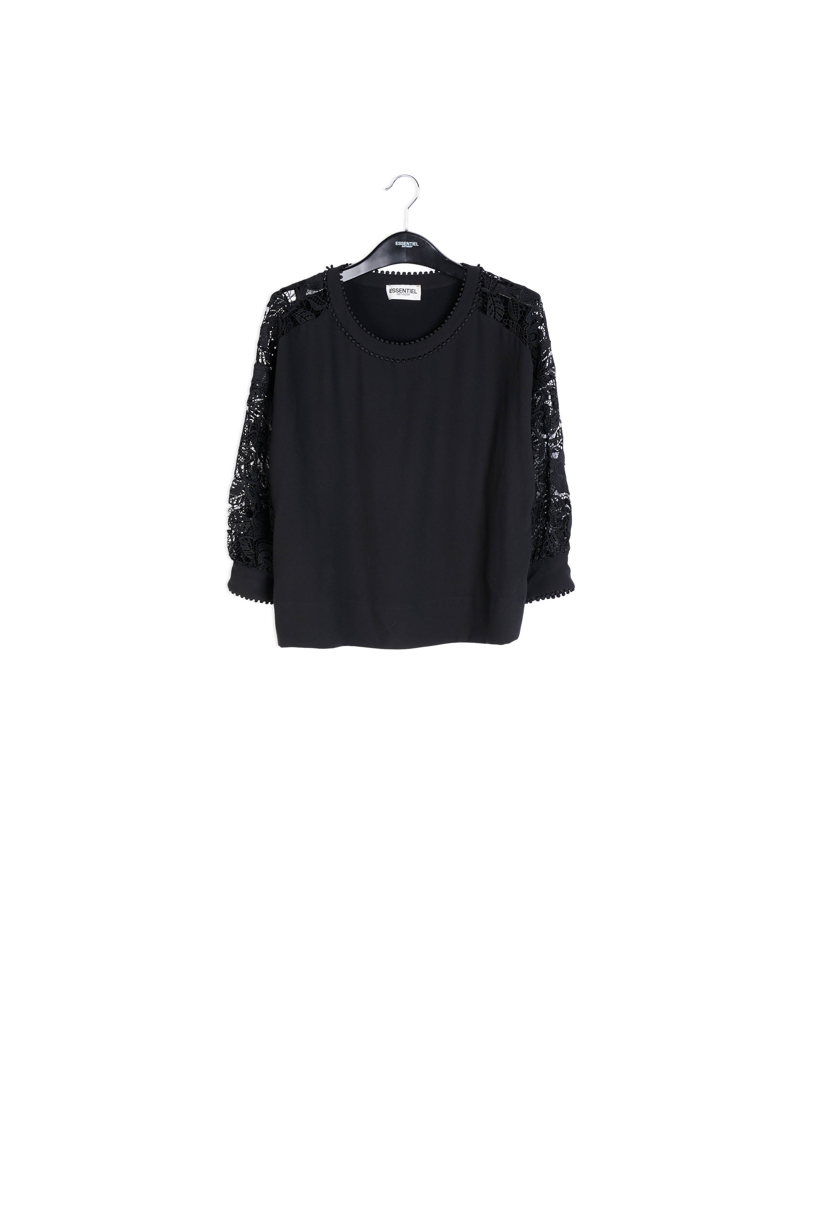 Top Zwart RE—SSENTIEL | Essentiel second hand