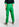 Groene jeansbroek met wijde snit Faume - seconde main