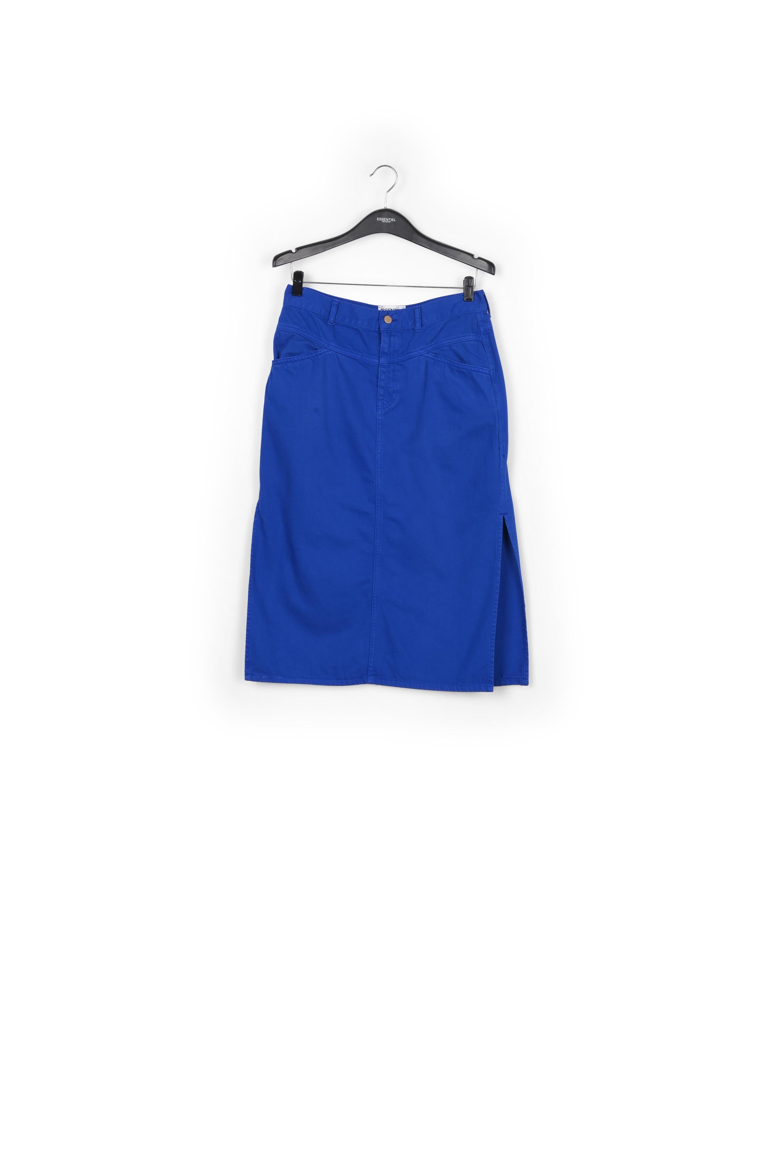 Blue high-waisted pencil skirt RE—SSENTIEL | Essentiel second hand