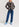 Jean patchwork bleu en coton Faume - seconde main