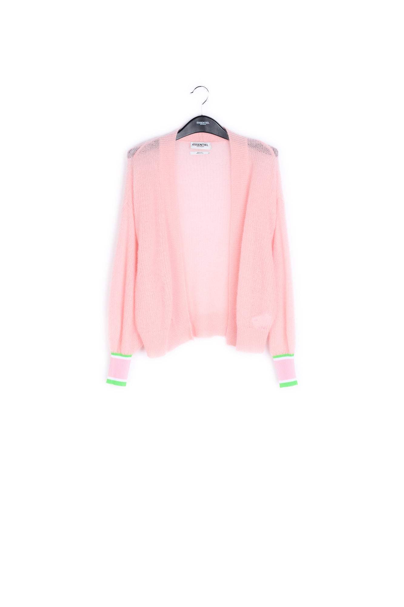 Blue kid mohair cardigan RE—SSENTIEL | Essentiel second hand