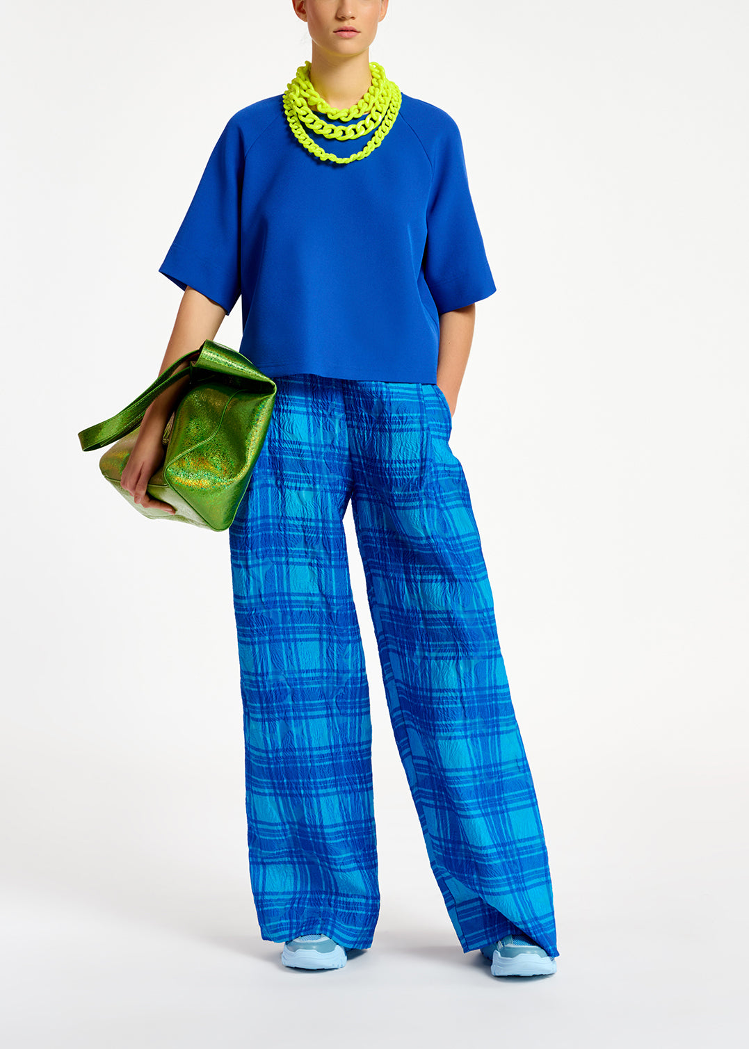 Top oversize bleu foncé RE—SSENTIEL | Essentiel second hand