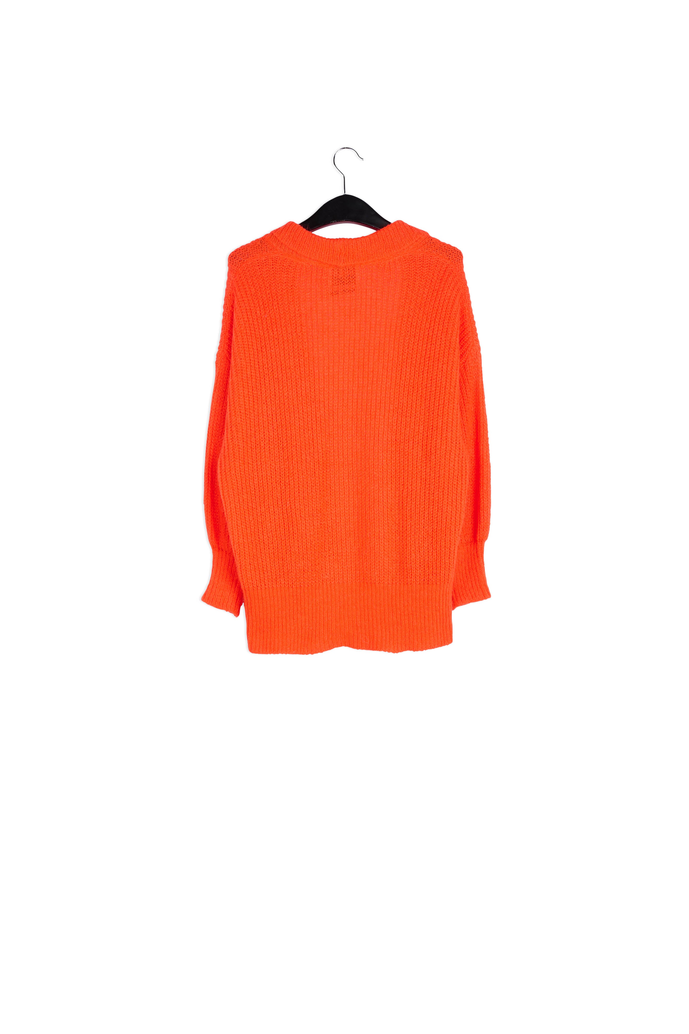 Orange shawl collar cardigan RE—SSENTIEL | Essentiel second hand