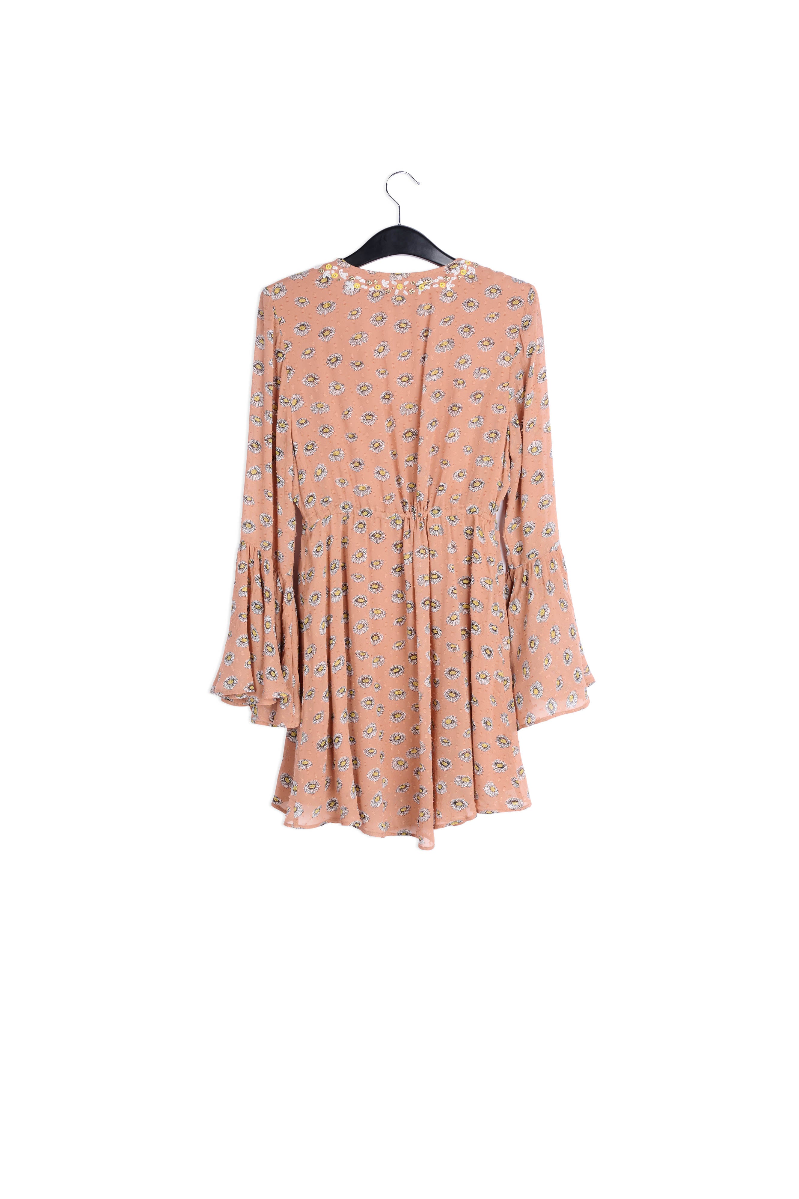 Mini-robe avec encolure v et imprimé RE—SSENTIEL | Essentiel second hand