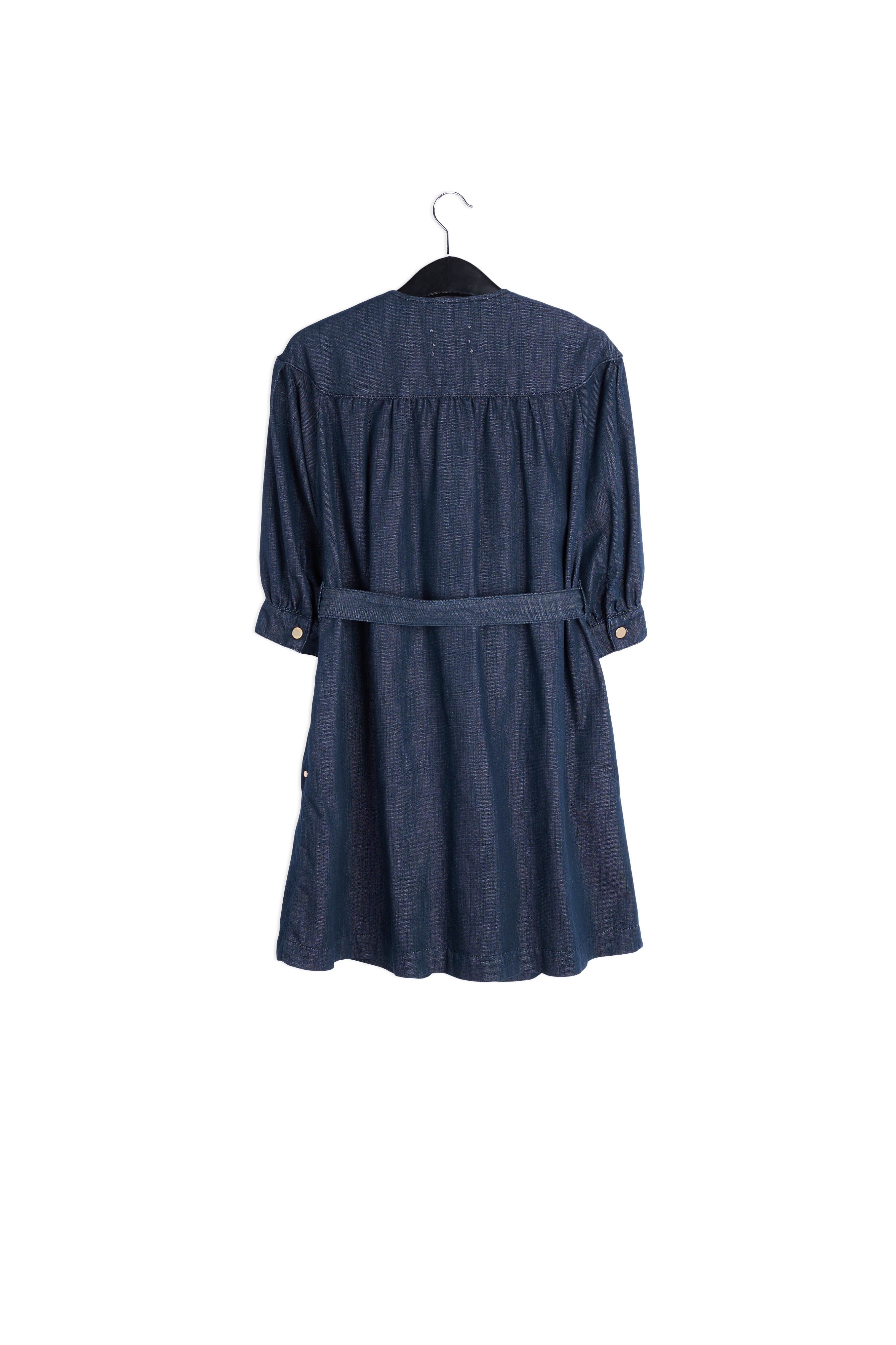 Dark blue denim mini dress RE—SSENTIEL | Essentiel second hand