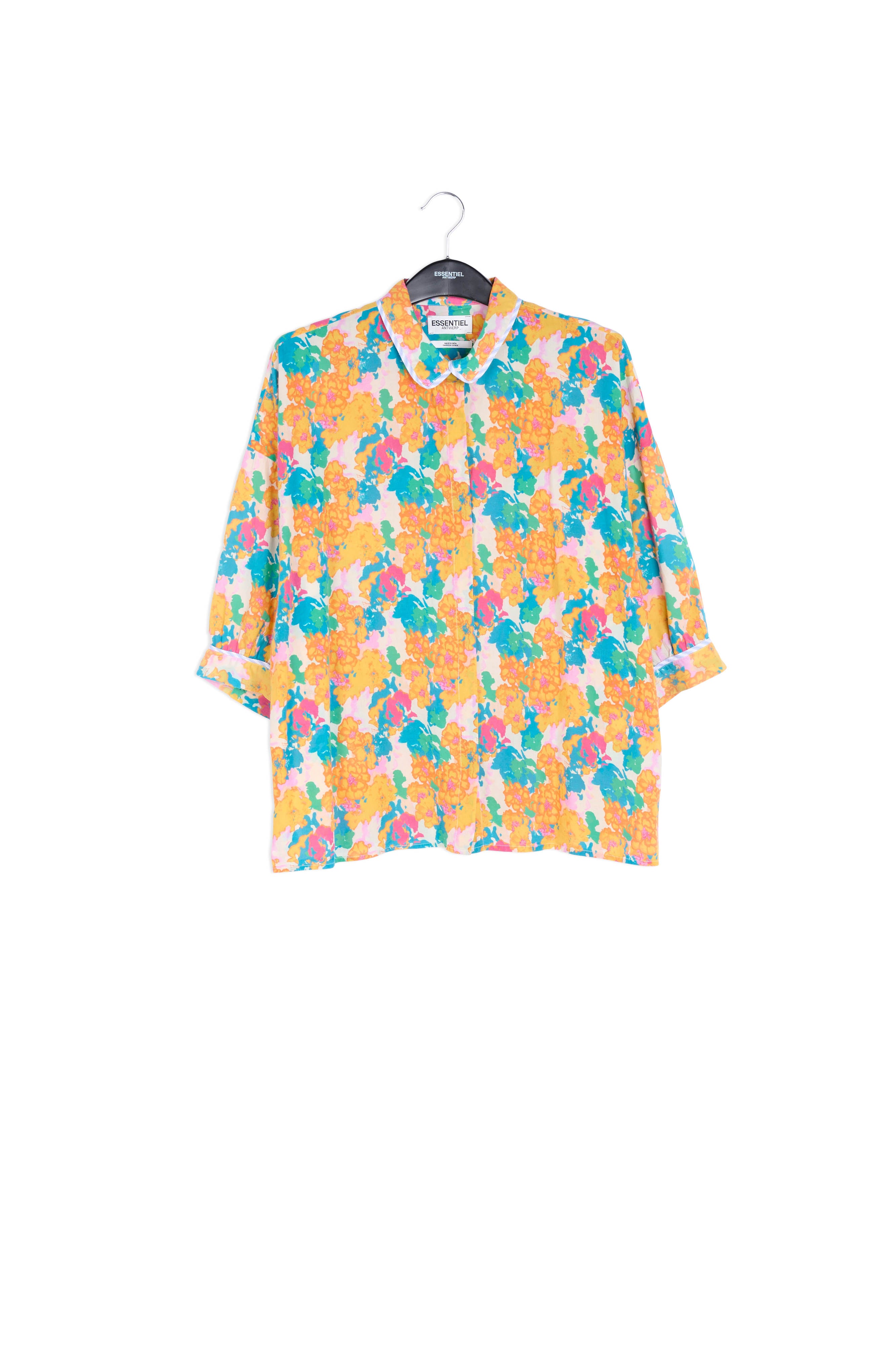 Multicolored floral-print blouse RE—SSENTIEL | Essentiel second hand