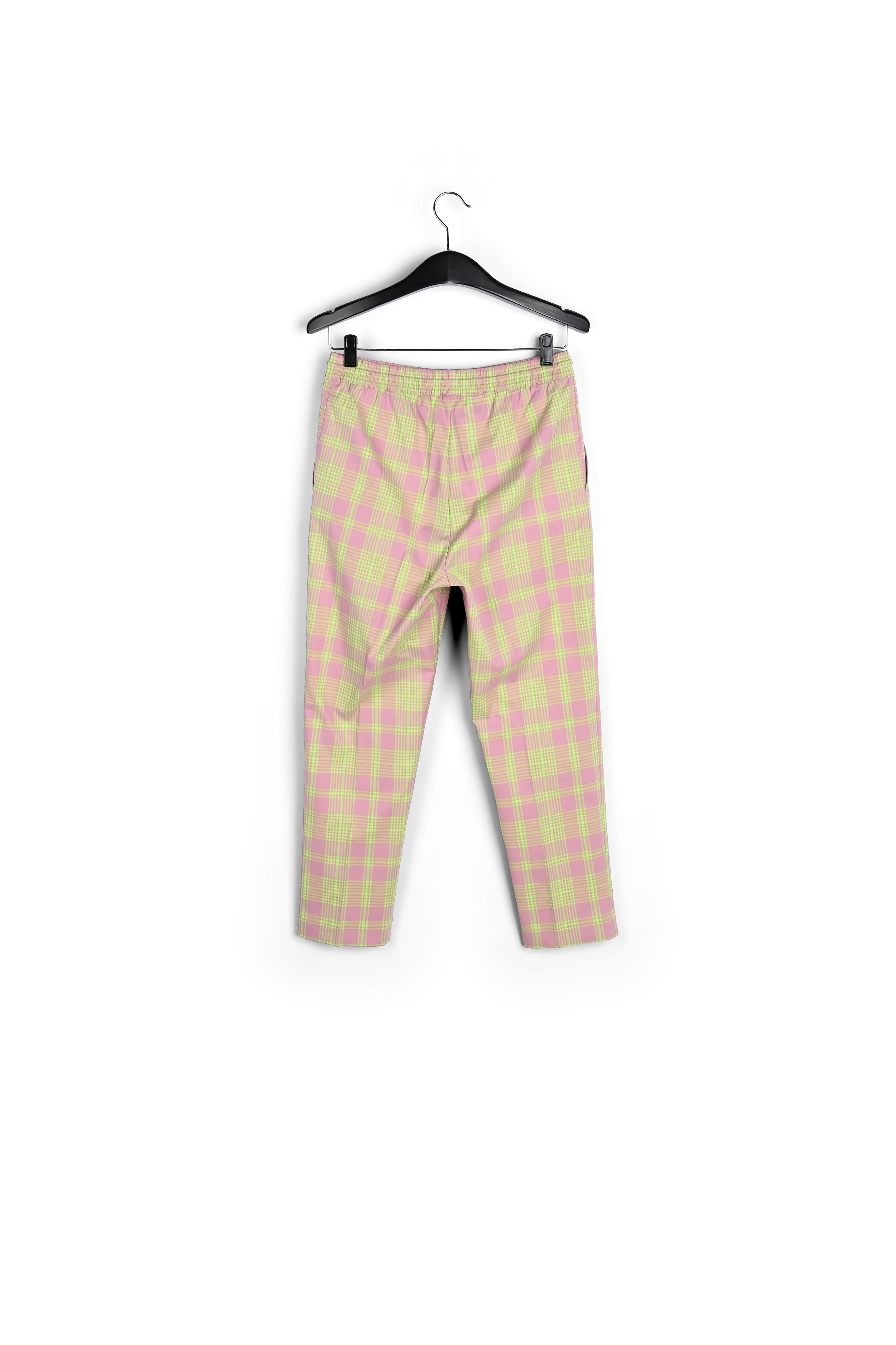 Pantalon tartan vieux rose RE—SSENTIEL | Essentiel second hand