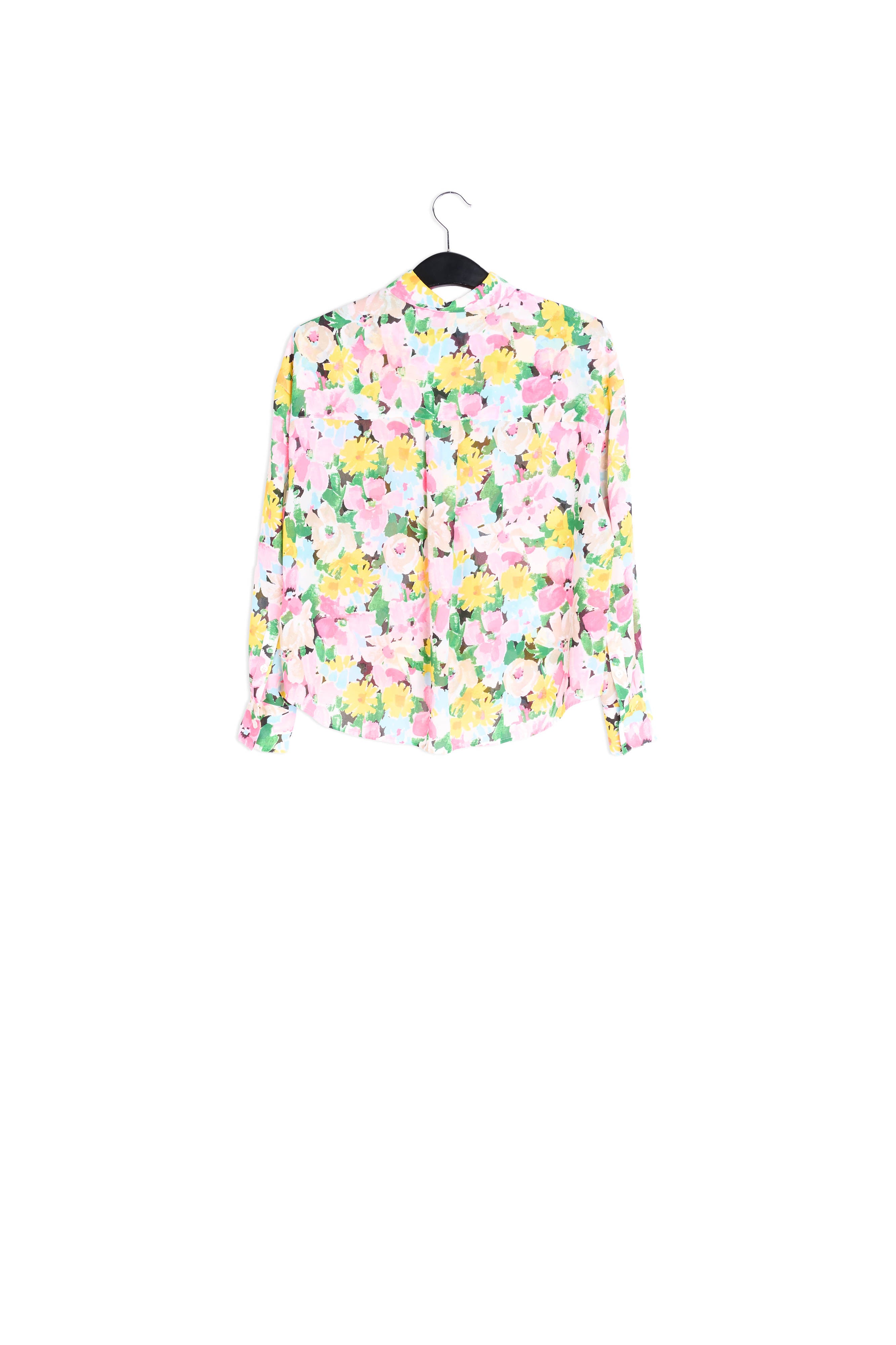 Multicolored floral-print shirt RE—SSENTIEL | Essentiel second hand
